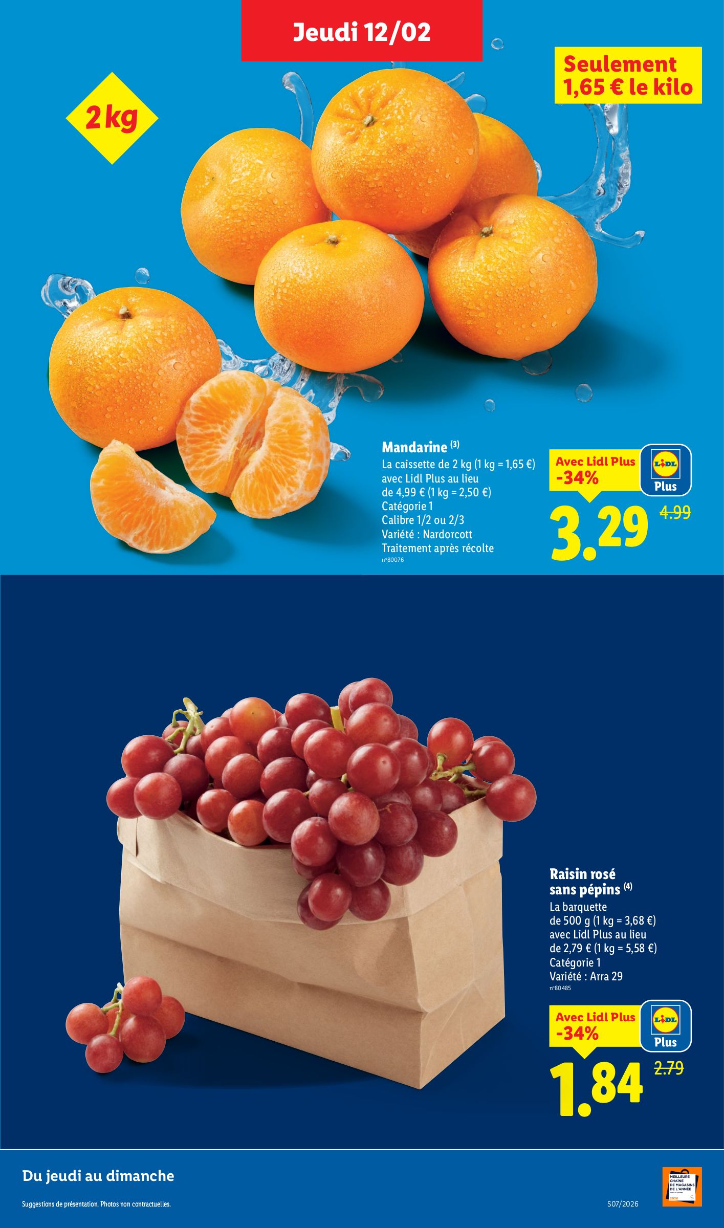 lidl - Catalogue Lidl - Les promos de la semaine valable du 12/02/2026 au 18/02/2026 - page: 3
