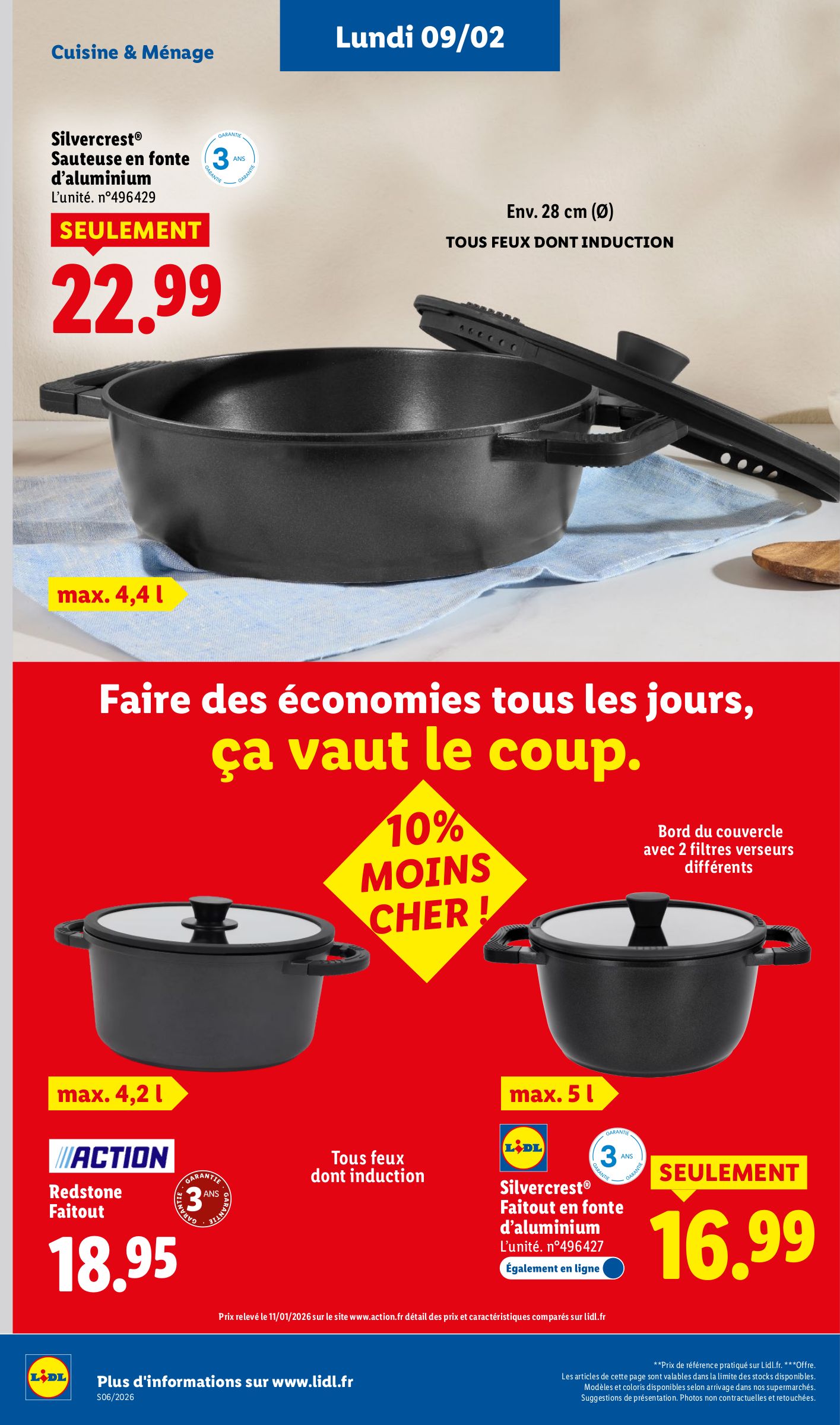 lidl - Catalogue Lidl - Les bonnes affaires de la semaine valable du 09/02/2026 au 12/02/2026 - page: 6