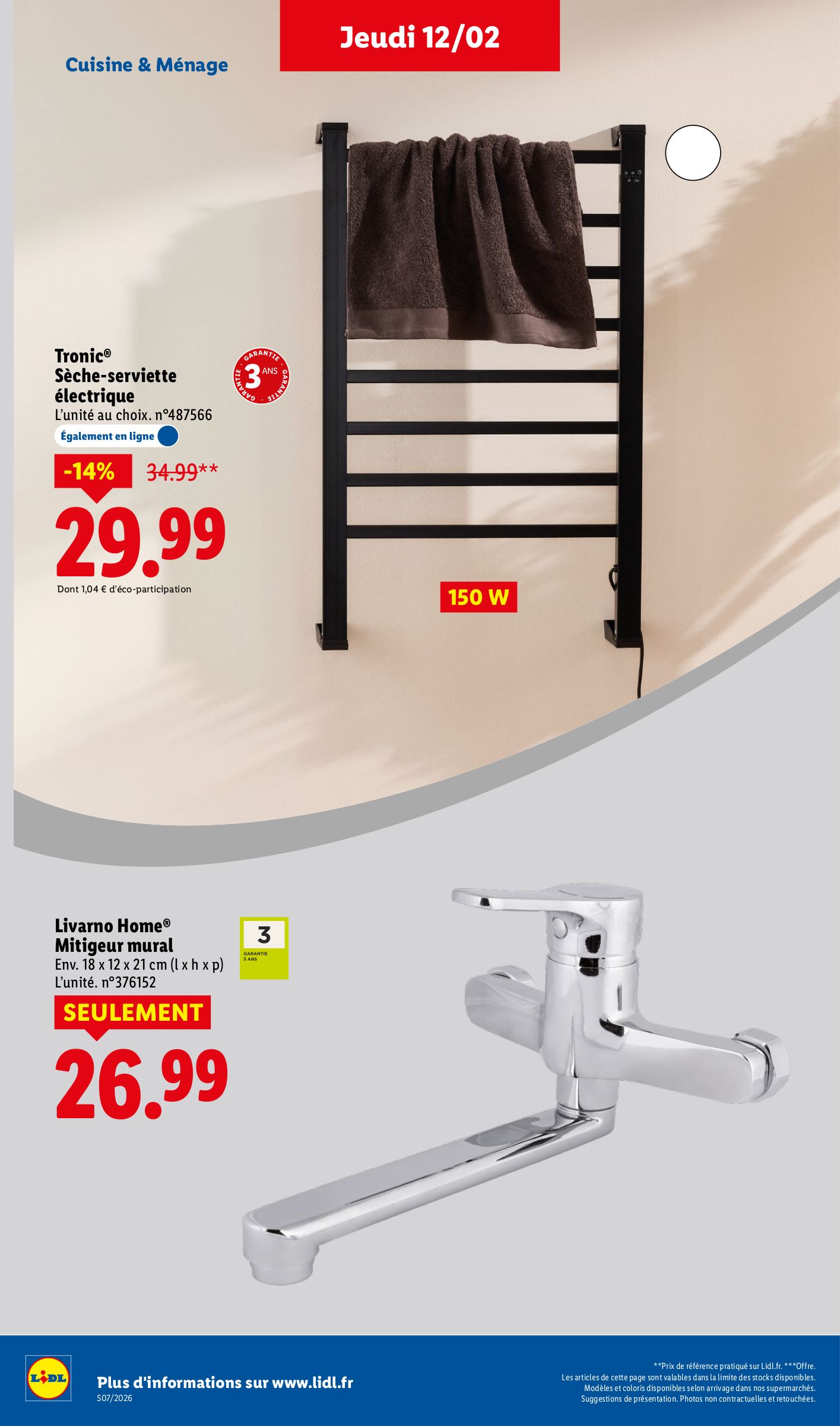 lidl - Catalogue Lidl - Les bonnes affaires de la semaine valable du 12/02/2026 au 16/02/2026 - page: 14