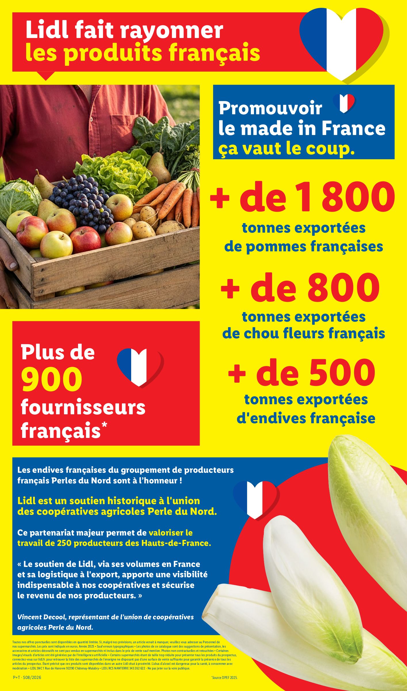 lidl - Catalogue Lidl - Lidl soutient le monde agricole valable du 21/02/2026 au 01/03/2026 - page: 4