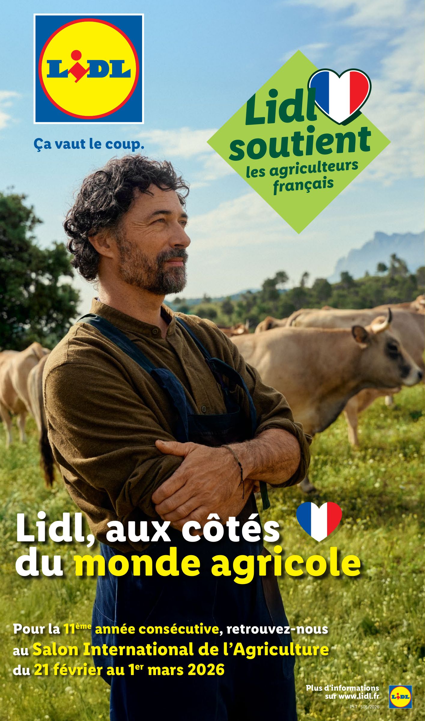 lidl - Catalogue Lidl - Lidl soutient le monde agricole valable du 21/02/2026 au 01/03/2026 - page: 1