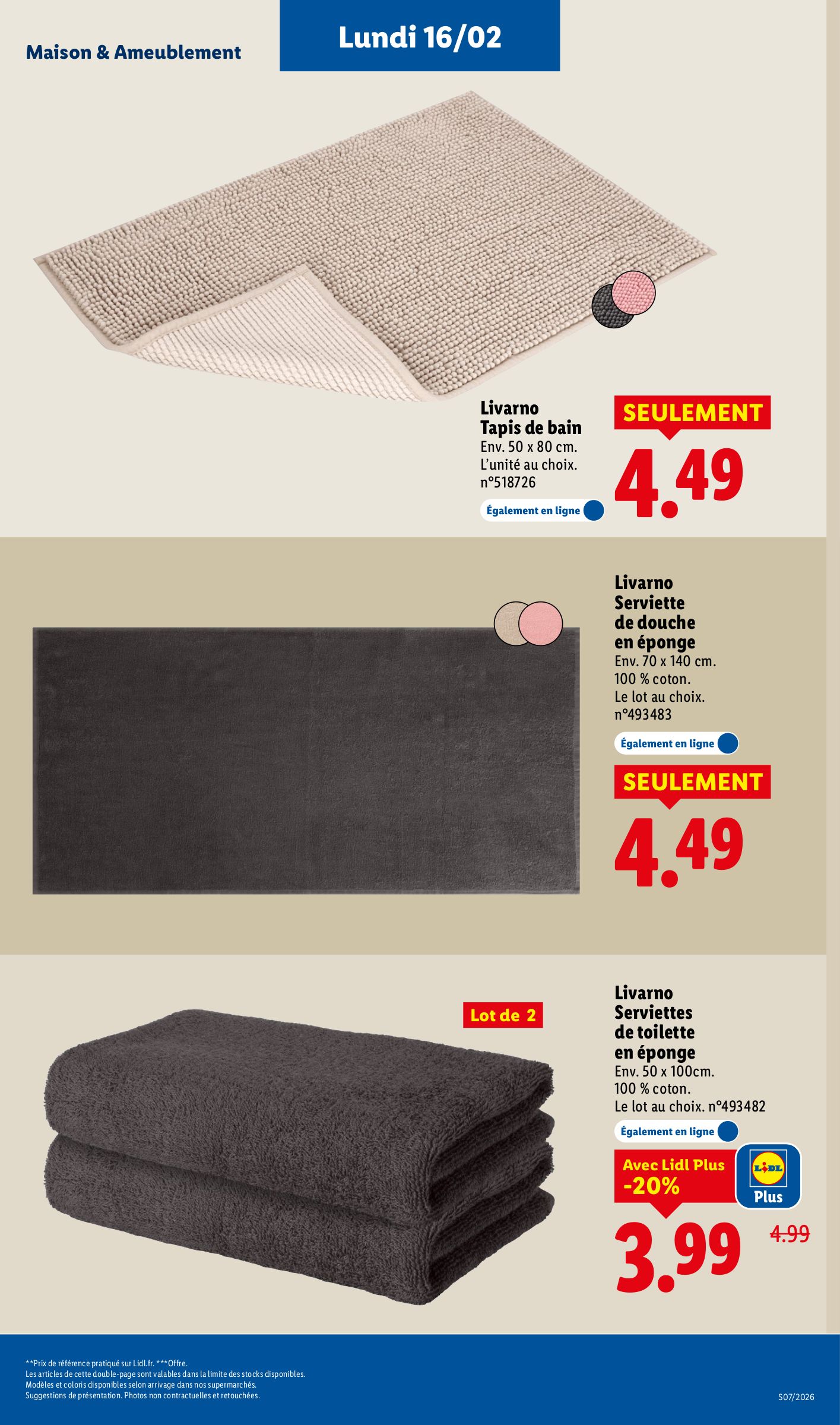 lidl - Catalogue Lidl - Les bonnes affaires de la semaine valable du 16/02/2026 au 19/02/2026 - page: 7