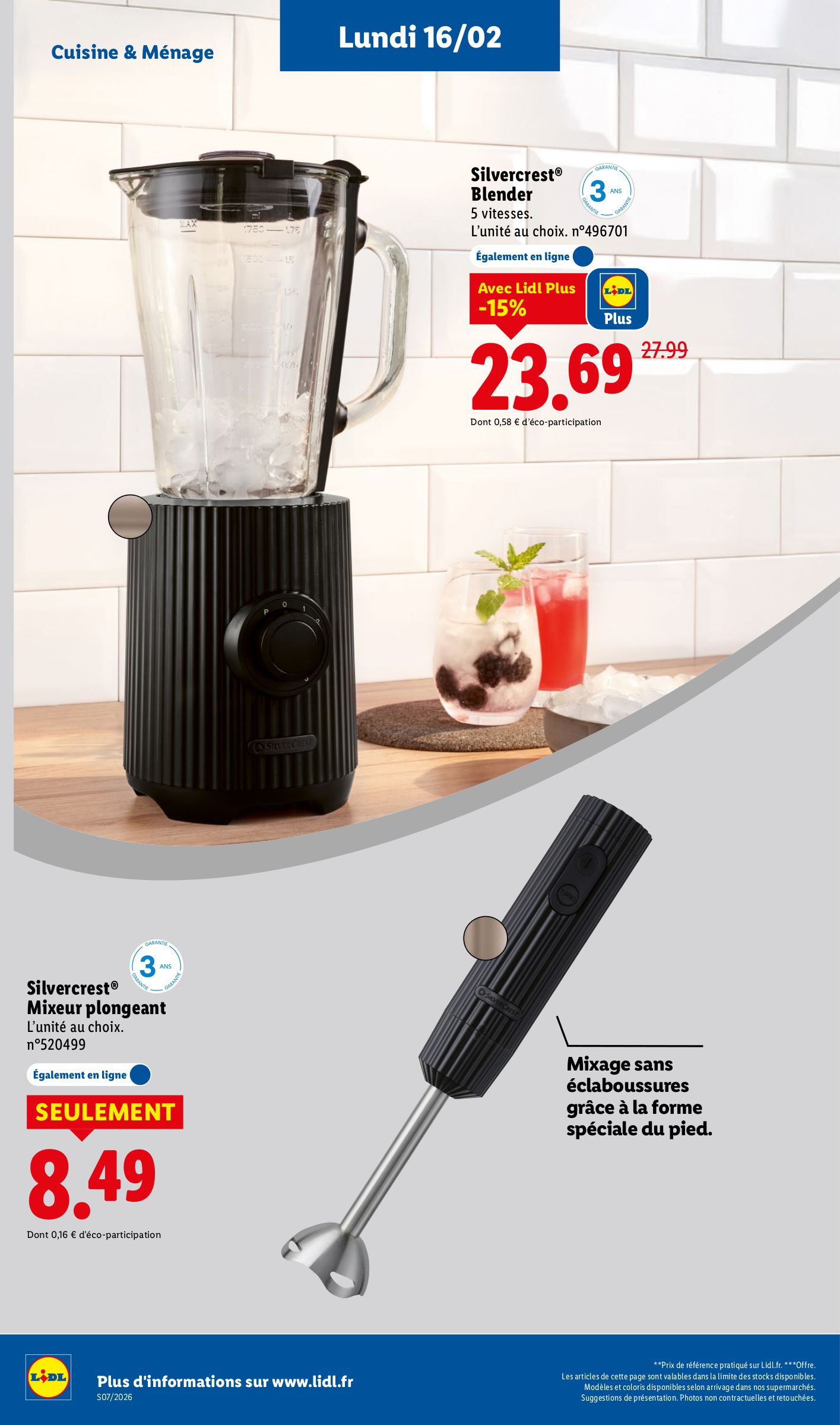 lidl - Catalogue Lidl - Les bonnes affaires de la semaine valable du 16/02/2026 au 19/02/2026 - page: 2