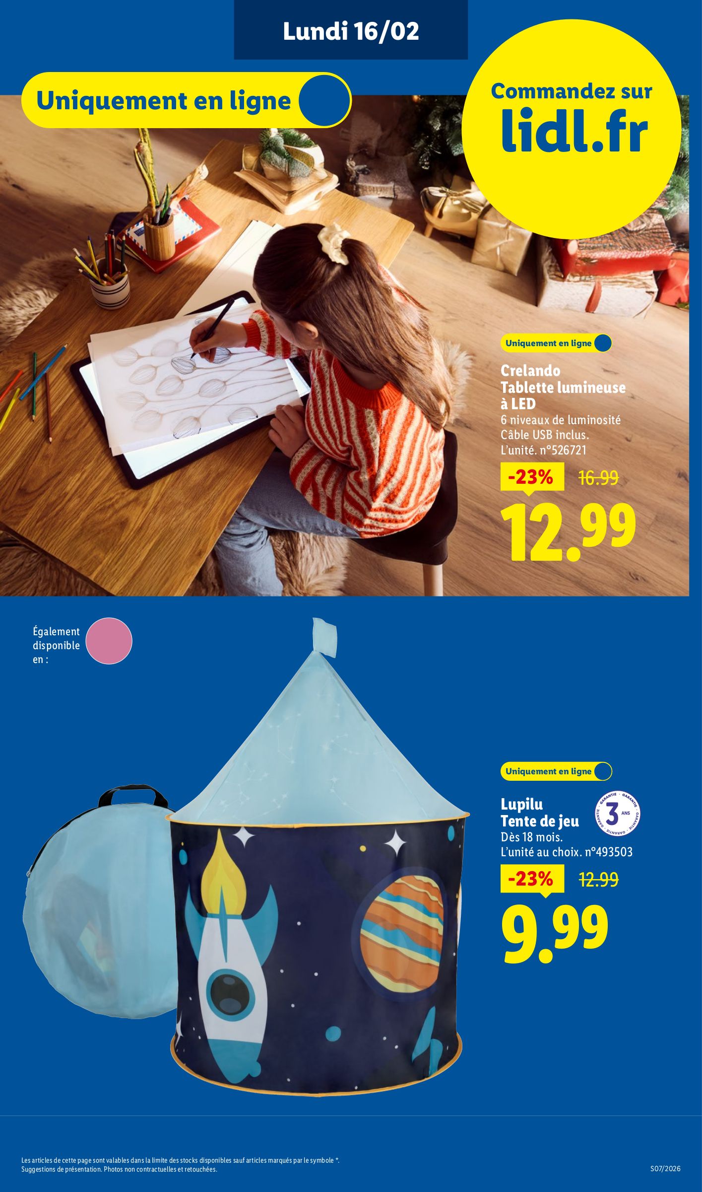 lidl - Catalogue Lidl - Les exclus web de la semaine valable du 16/02/2026 au 19/02/2026 - page: 3