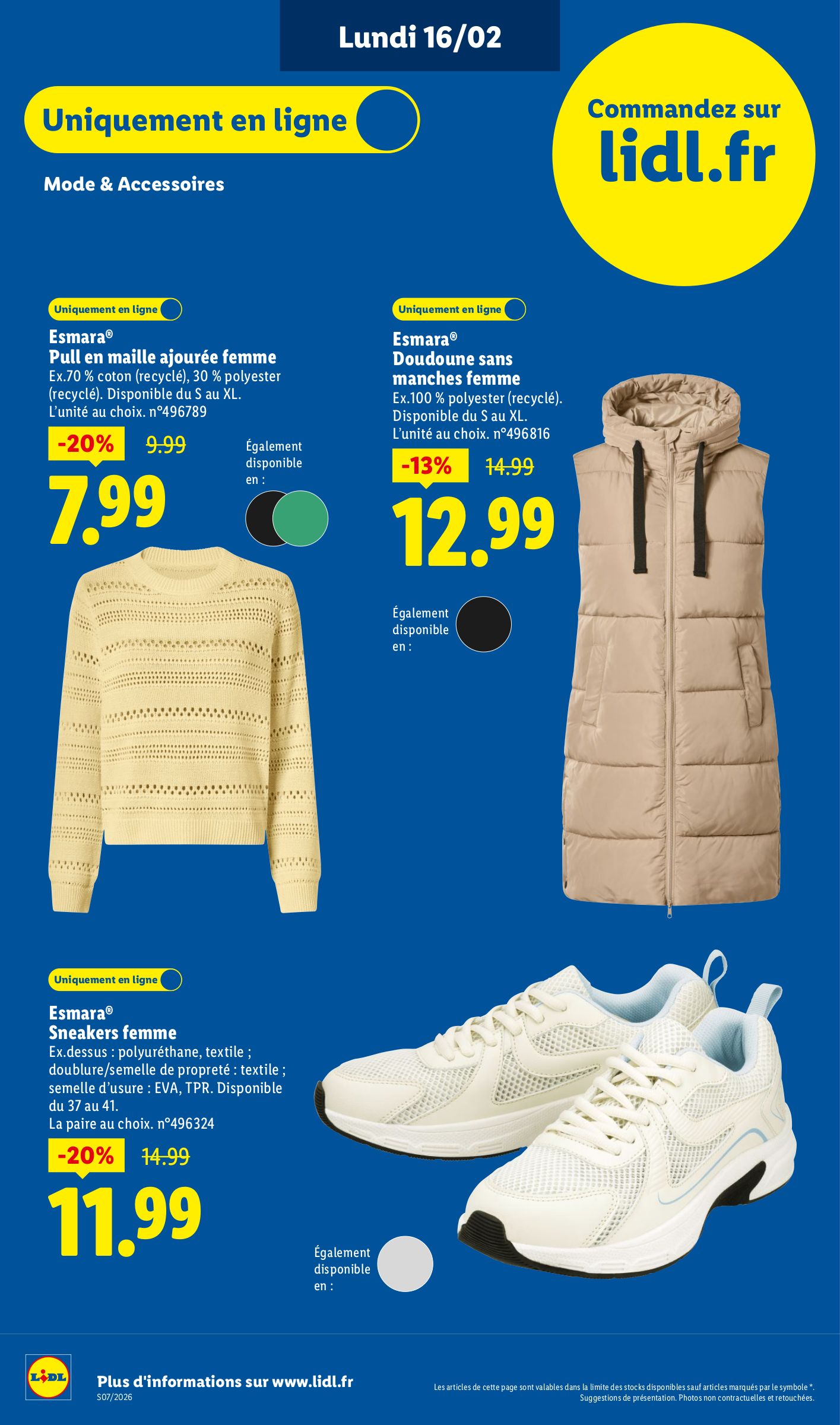 lidl - Catalogue Lidl - Les exclus web de la semaine valable du 16/02/2026 au 19/02/2026 - page: 4
