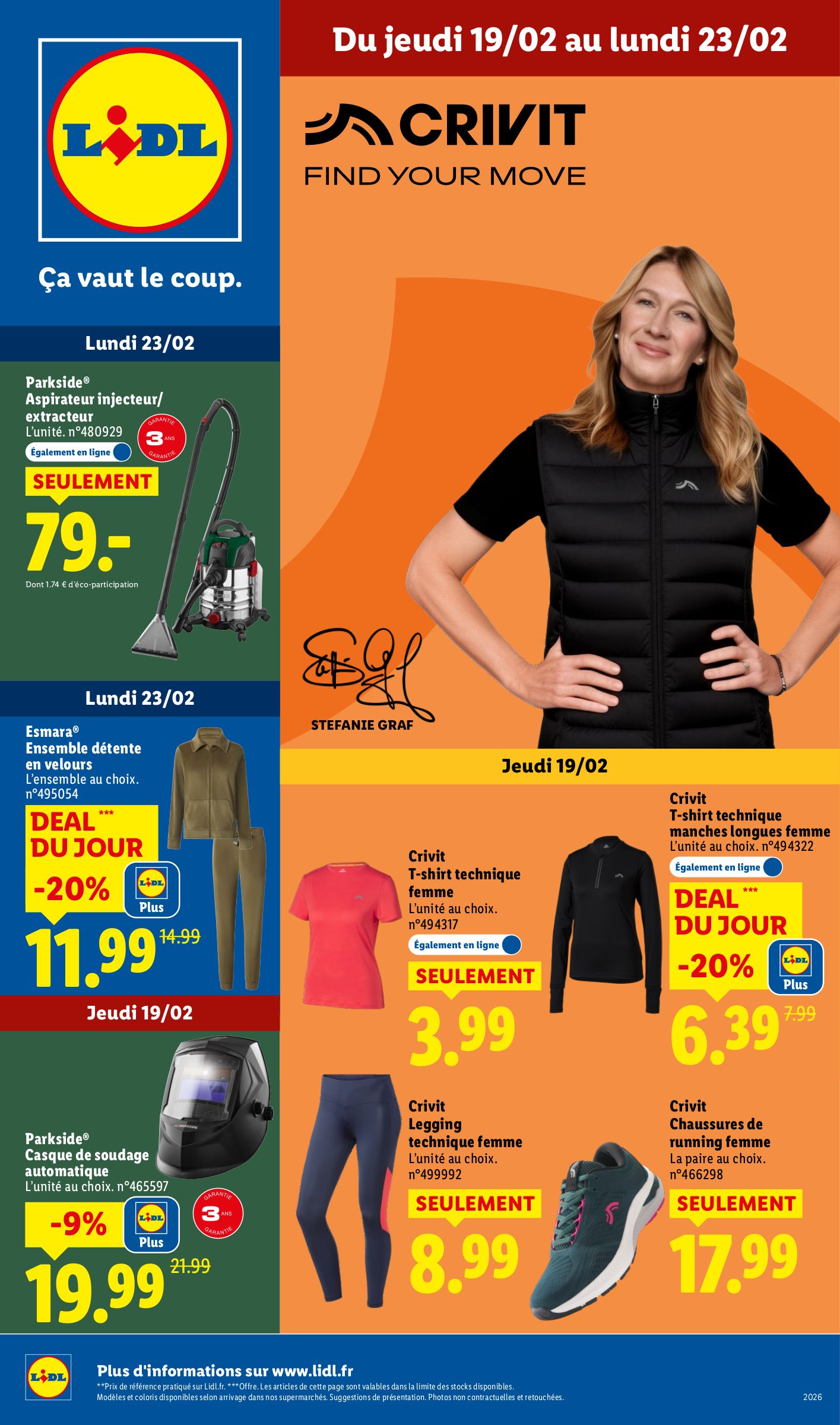 lidl - Catalogue Lidl - Les bonnes affaires de la semaine valable du 19/02/2026 au 23/02/2026