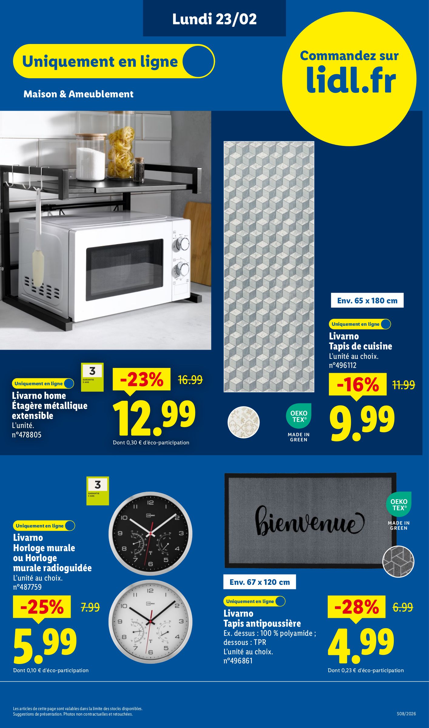 lidl - Catalogue Lidl - Exclu Web valable du 23/02/2026 au 26/02/2026 - page: 7