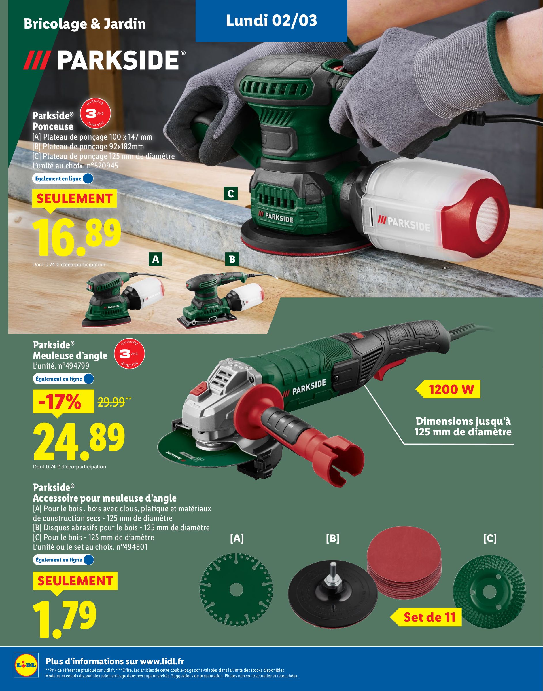 lidl - Catalogue Lidl - Plus de 400 produits Parkside valable du 02/03/2026 au 23/03/2026 - page: 4