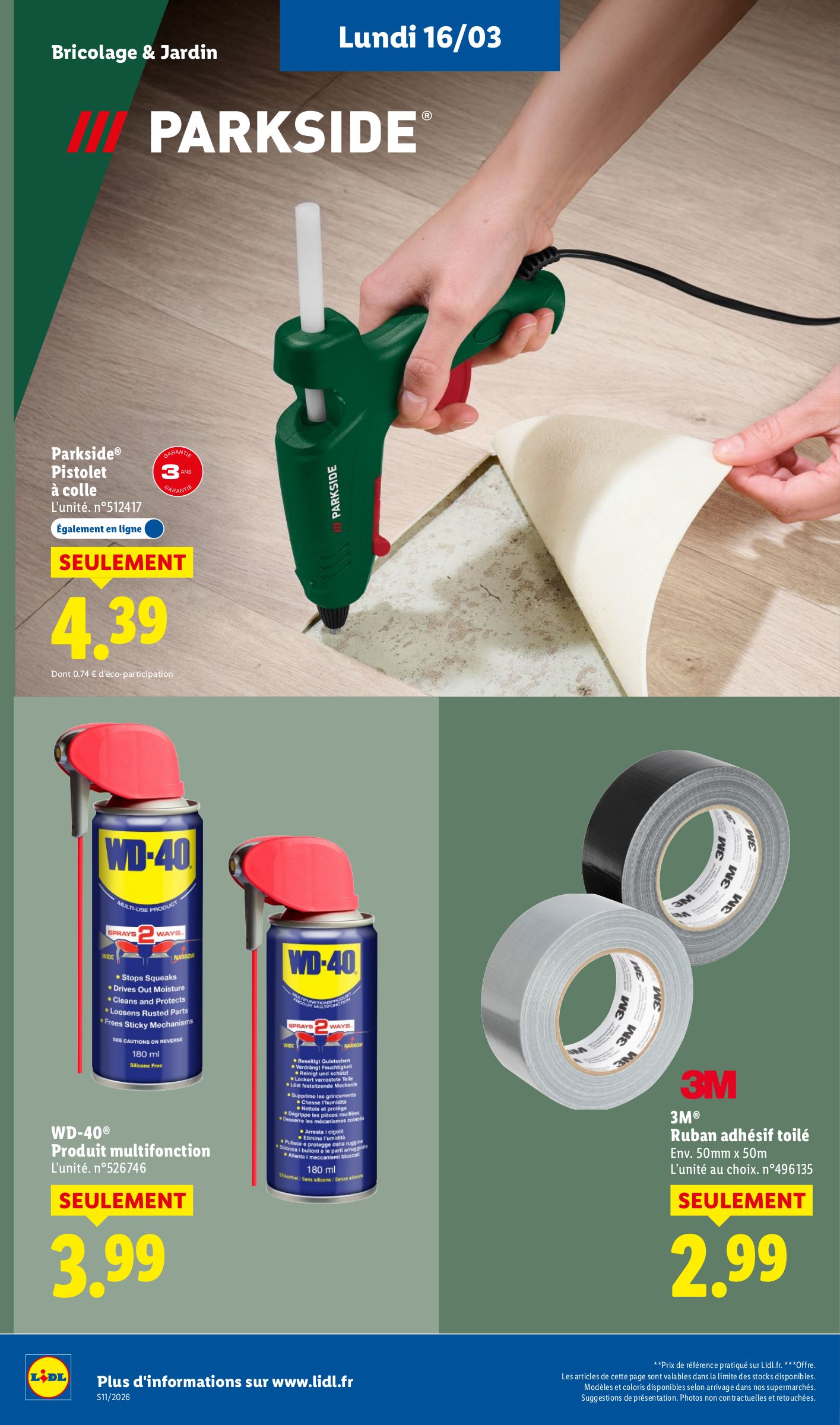 lidl - Catalogue Lidl - Les bonnes affaires de la semaine valable du 16/03/2026 au 19/03/2026 - page: 12