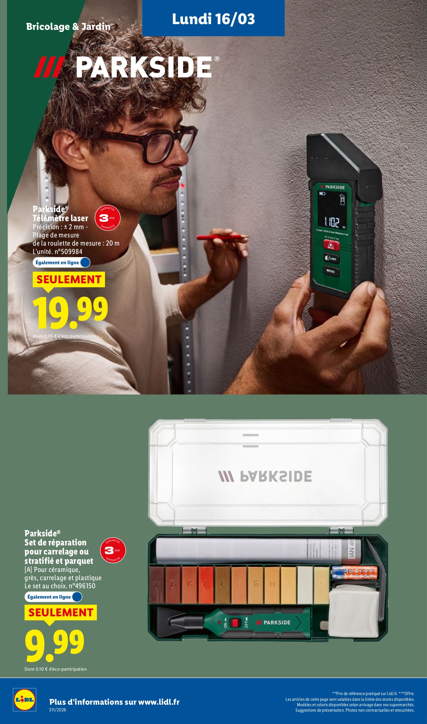 lidl - Catalogue Lidl - Les bonnes affaires de la semaine valable du 16/03/2026 au 19/03/2026 - page: 10