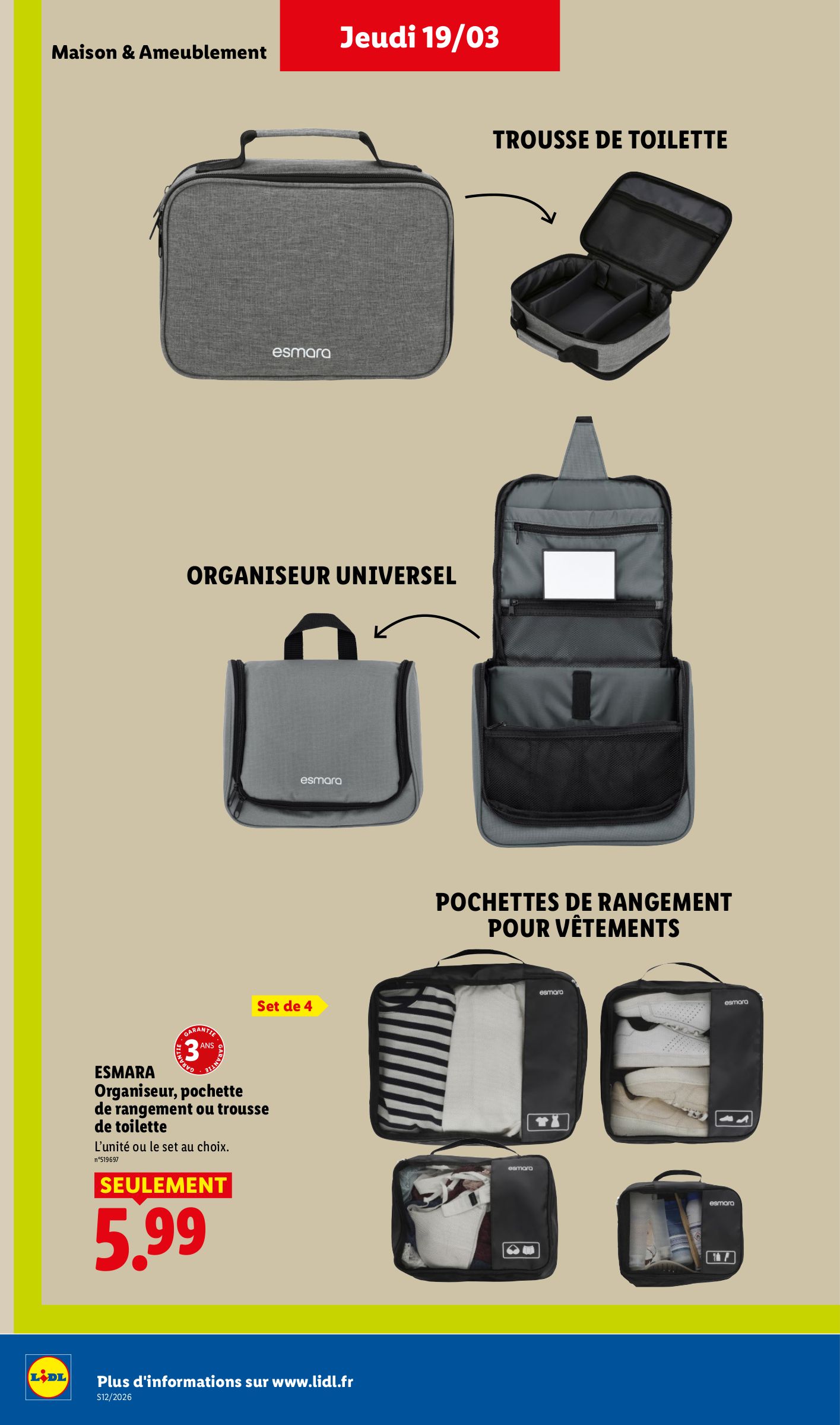 lidl - Catalogue Lidl - Les bonnes affaires de la semaine valable du 19/03/2026 au 23/03/2026 - page: 16