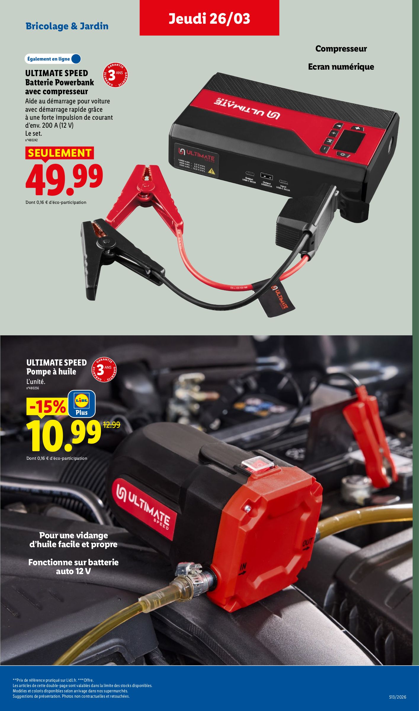 lidl - Catalogue Lidl - Les bonnes affaires de la semaine valable du 23/03/2026 au 26/03/2026 - page: 19