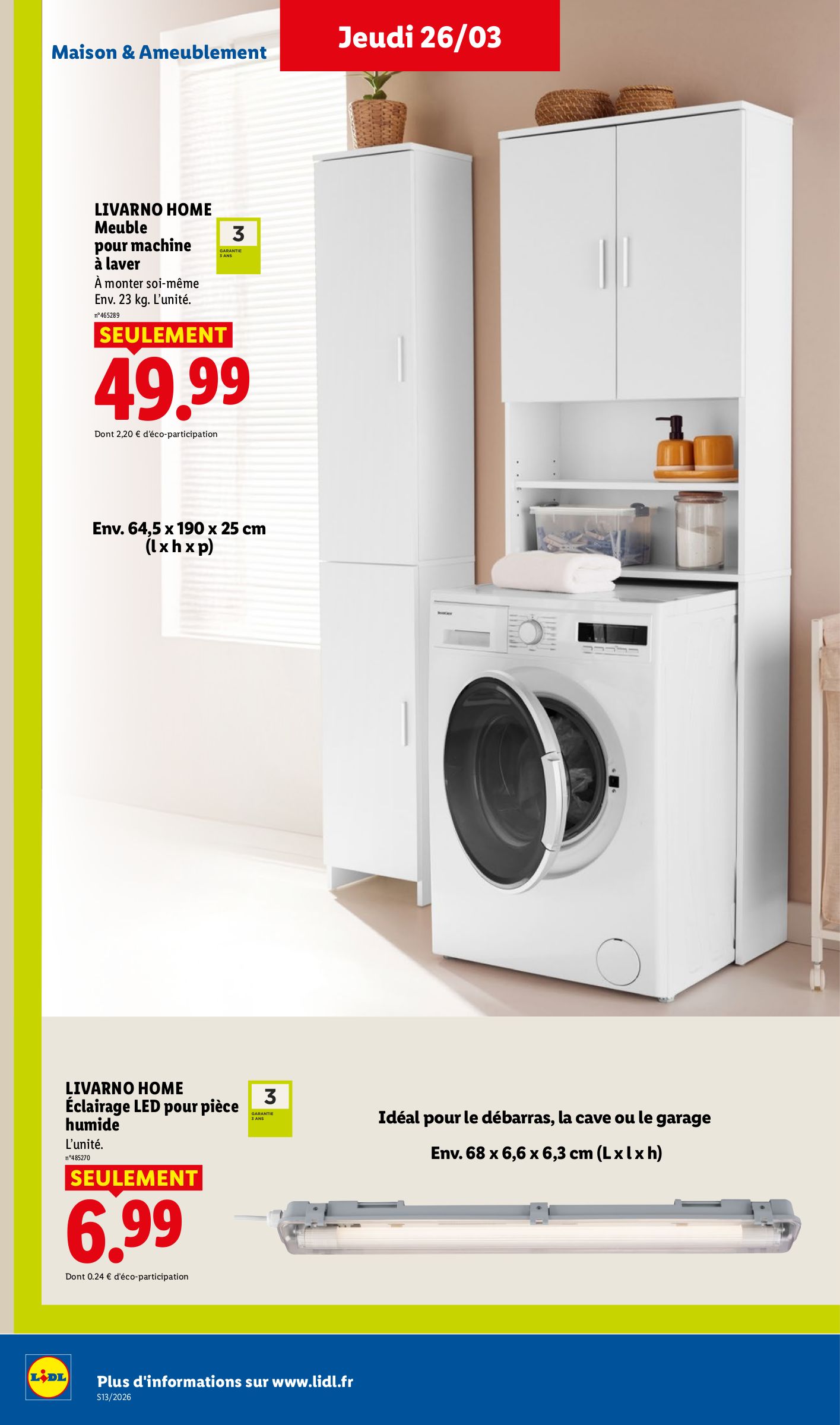 lidl - Catalogue Lidl - Les bonnes affaires de la semaine valable du 23/03/2026 au 26/03/2026 - page: 24