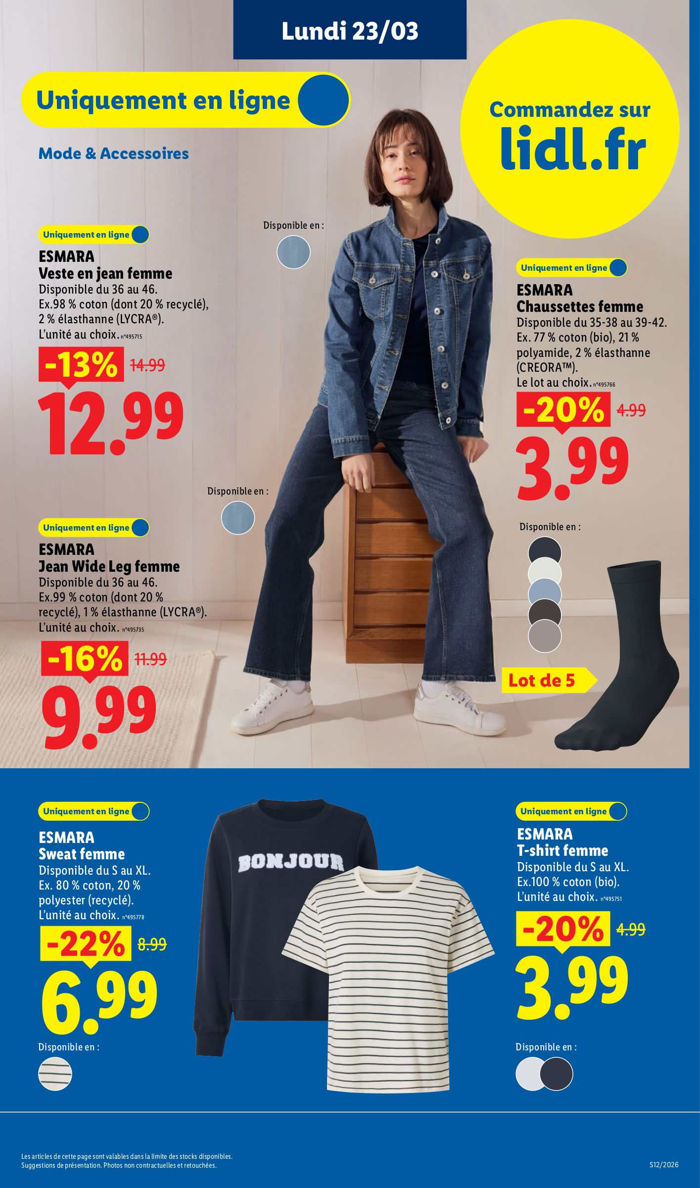 lidl - Catalogue Lidl - Exclu Web valable du 23/03/2026 au 26/03/2026 - page: 7
