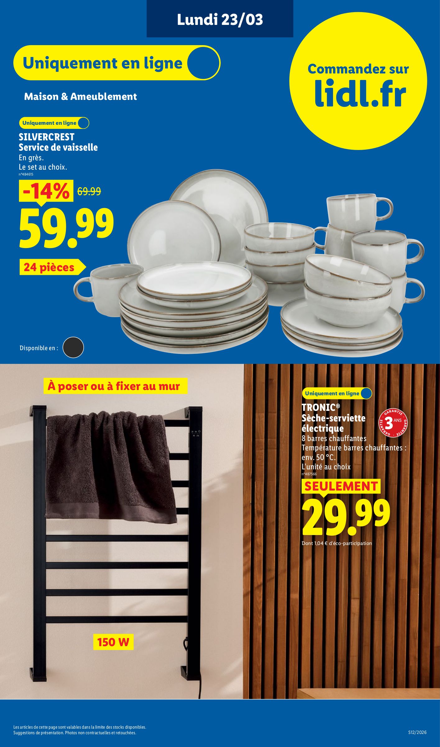 lidl - Catalogue Lidl - Exclu Web valable du 23/03/2026 au 26/03/2026 - page: 5