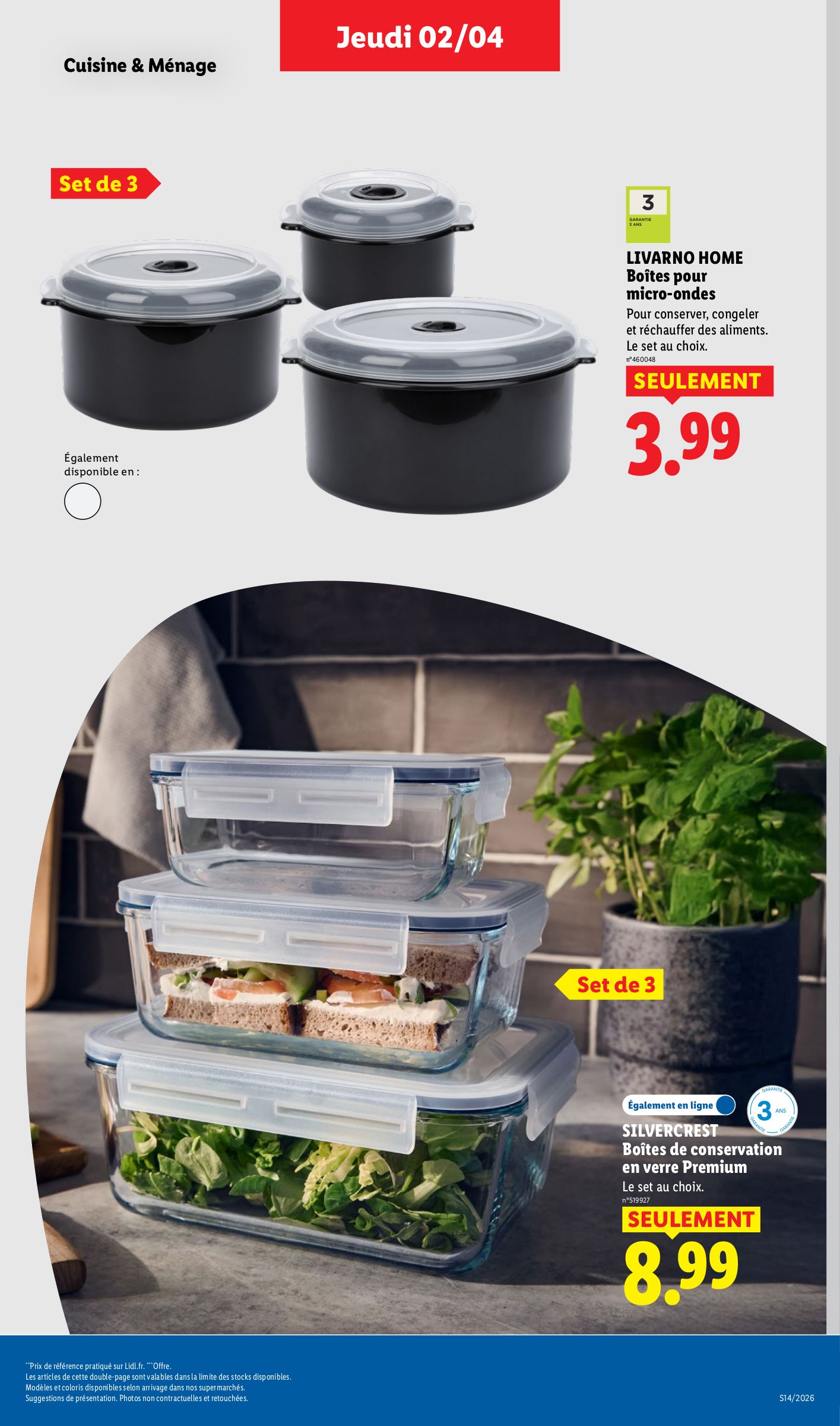 lidl - Catalogue Lidl - Les bonnes affaires de la semaine valable du 30/03/2026 au 02/04/2026 - page: 21