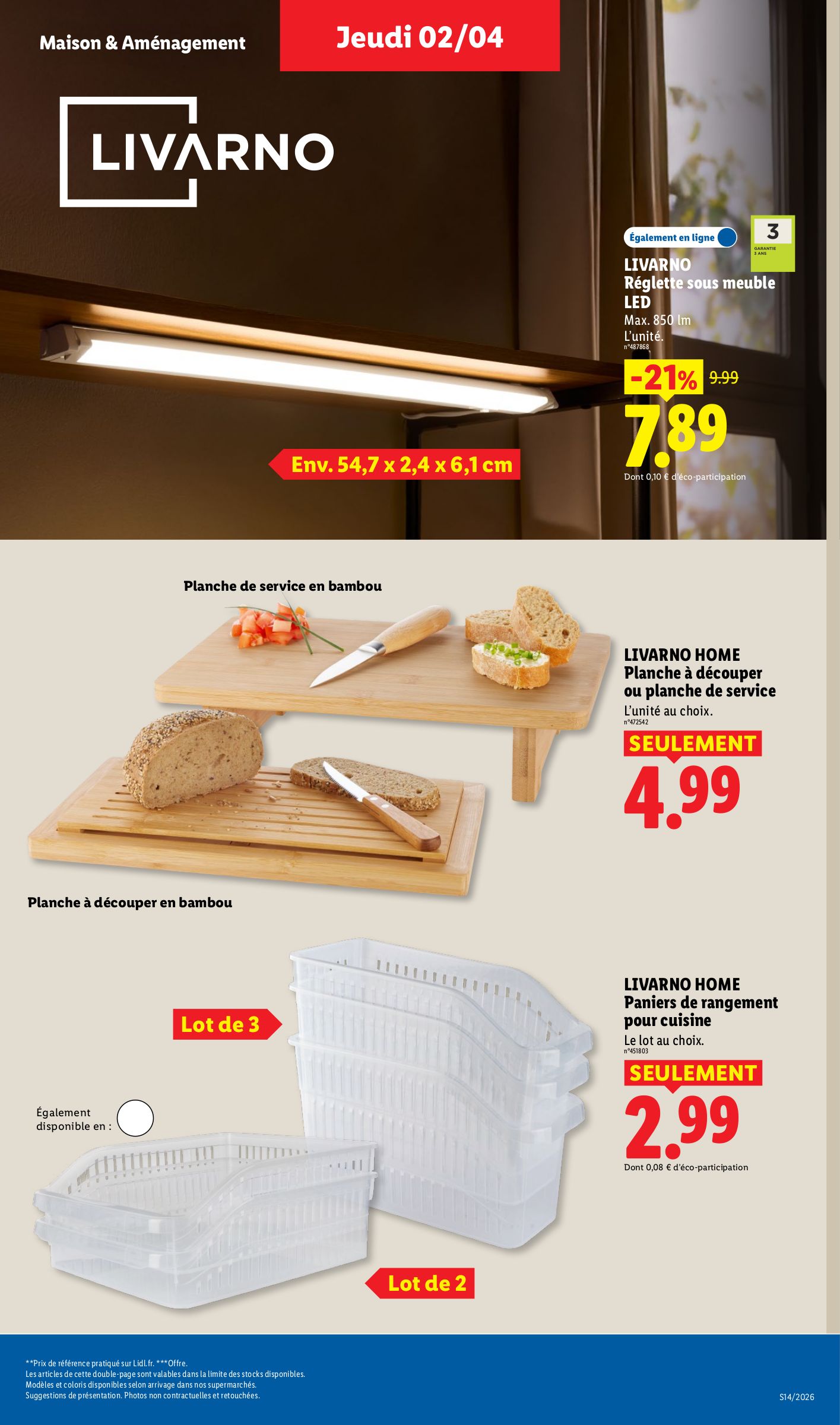 lidl - Catalogue Lidl - Les bonnes affaires de la semaine valable du 30/03/2026 au 02/04/2026 - page: 27