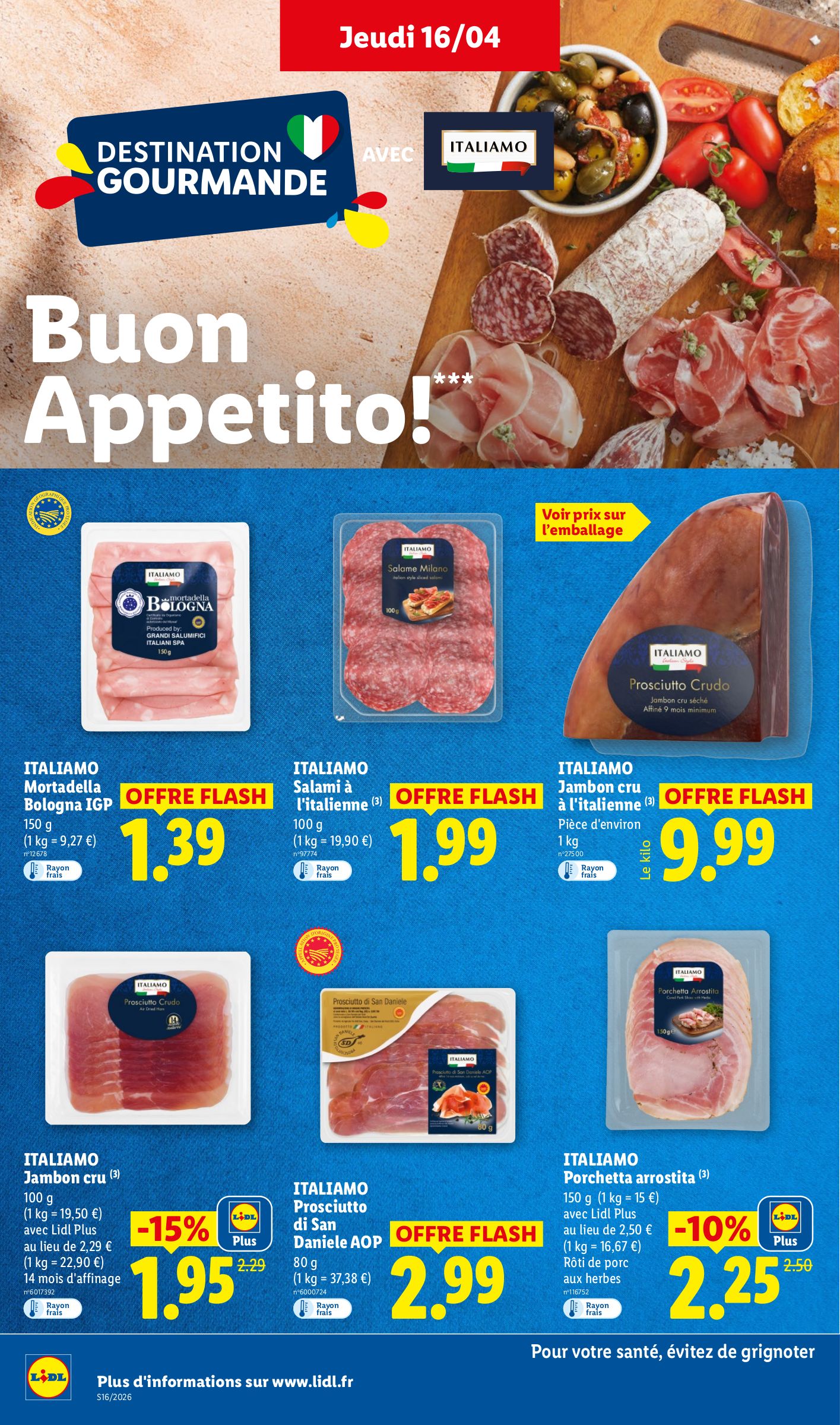 lidl - Flyer Lidl pour la semaine prochaine du de jeudi 16/04/2026 au du mercredi 22/04/2026 - page: 16