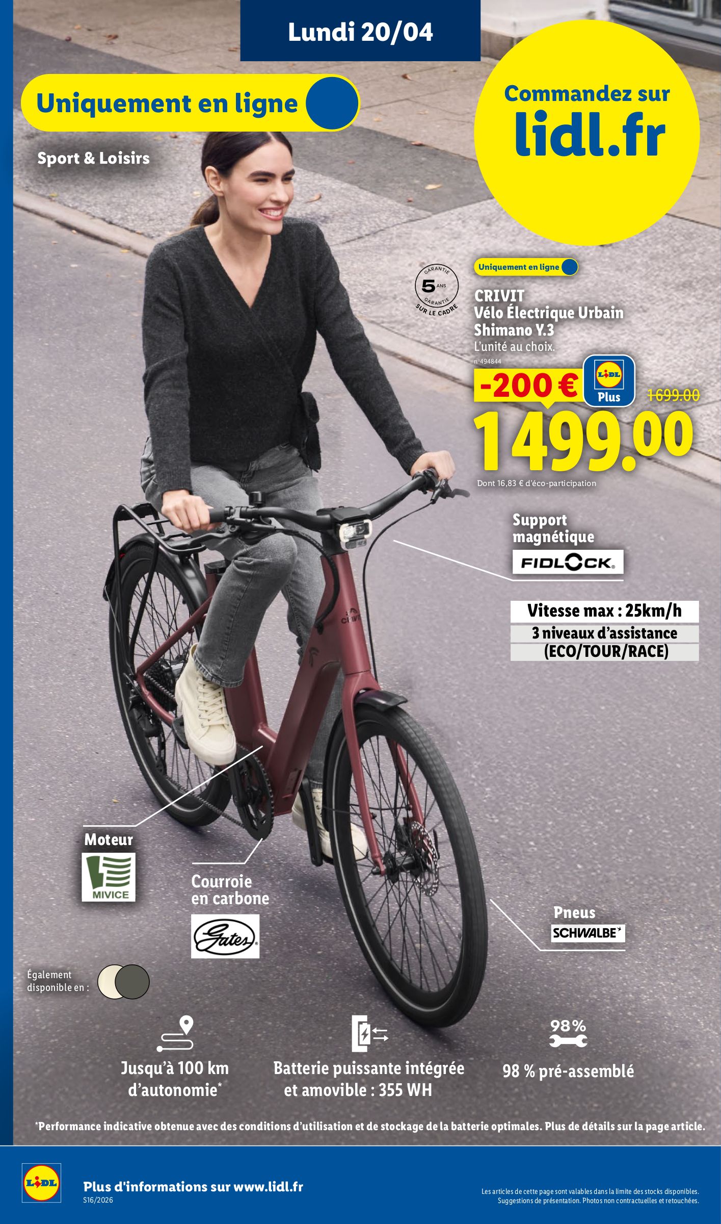 lidl - Flyer Lidl pour la semaine prochaine du de jeudi 16/04/2026 au du mercredi 22/04/2026 - page: 58