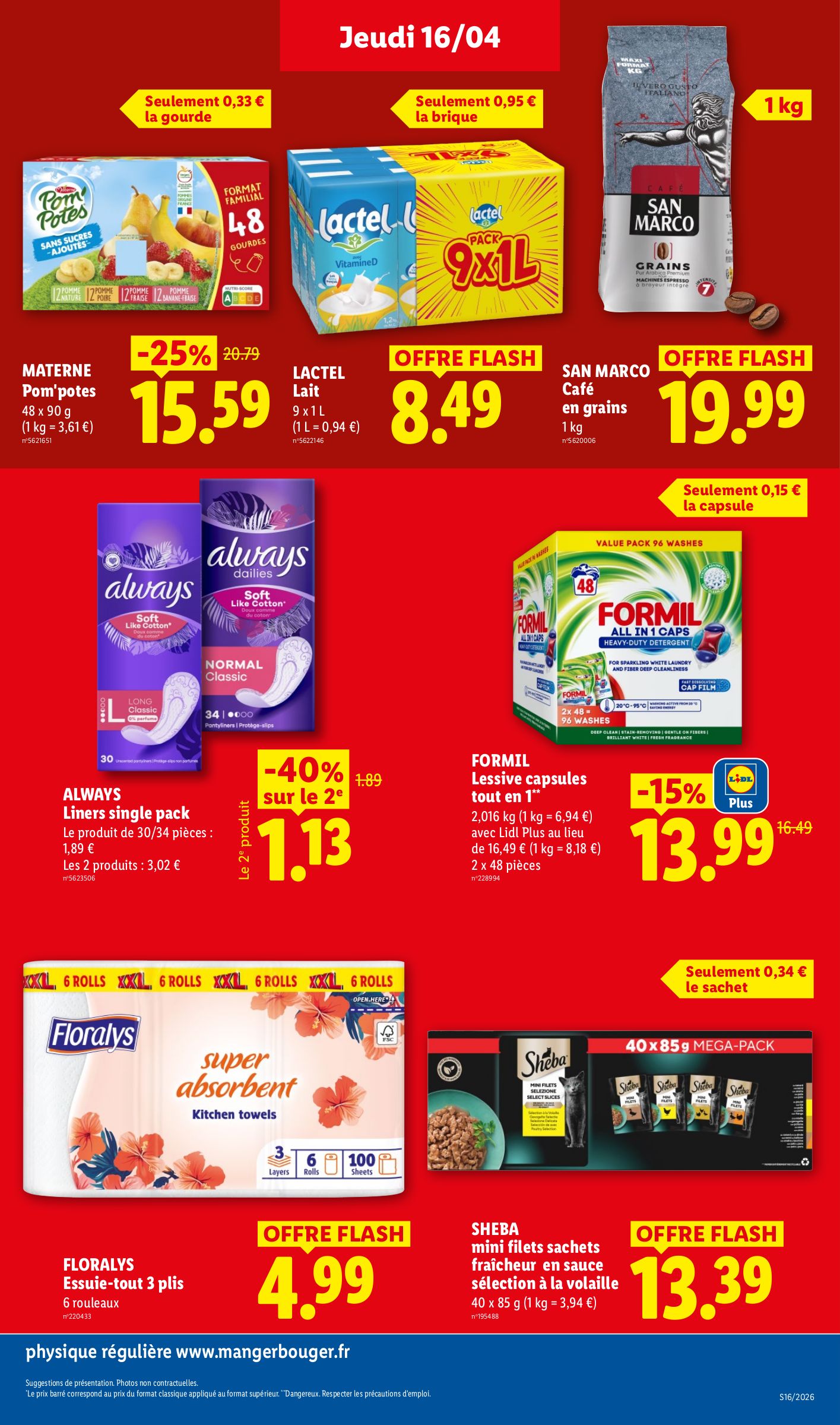 lidl - Flyer Lidl pour la semaine prochaine du de jeudi 16/04/2026 au du mercredi 22/04/2026 - page: 15