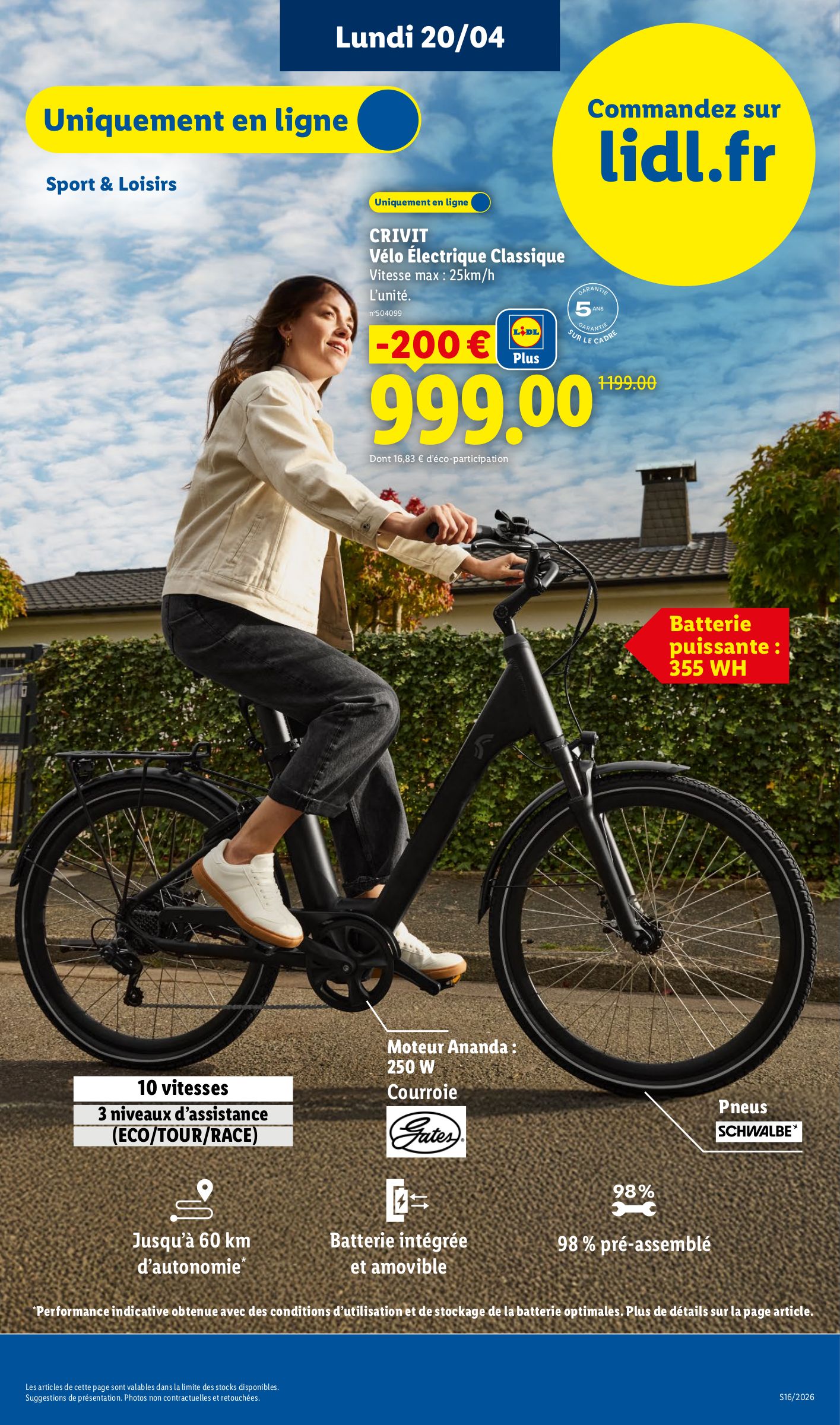 lidl - Flyer Lidl pour la semaine prochaine du de jeudi 16/04/2026 au du mercredi 22/04/2026 - page: 57