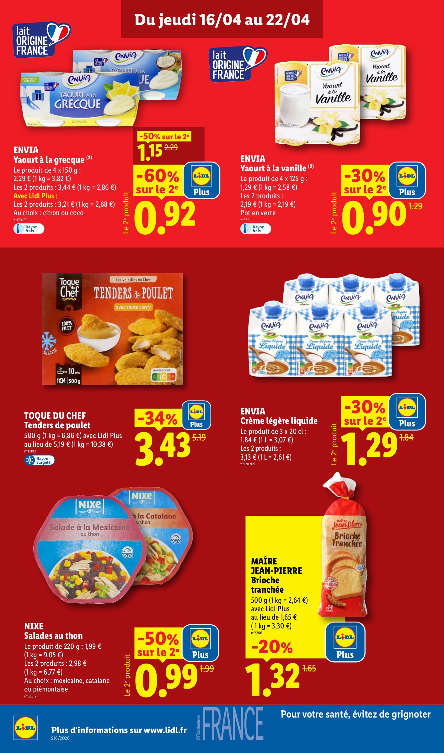 lidl - Flyer Lidl pour la semaine prochaine du de jeudi 16/04/2026 au du mercredi 22/04/2026 - page: 10