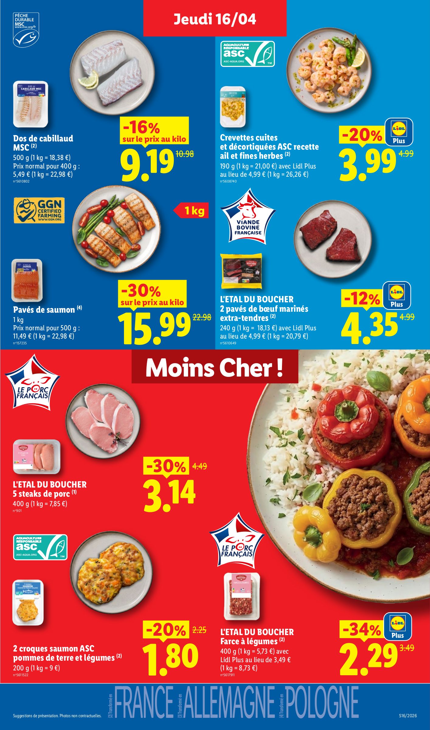 lidl - Flyer Lidl pour la semaine prochaine du de jeudi 16/04/2026 au du mercredi 22/04/2026 - page: 7