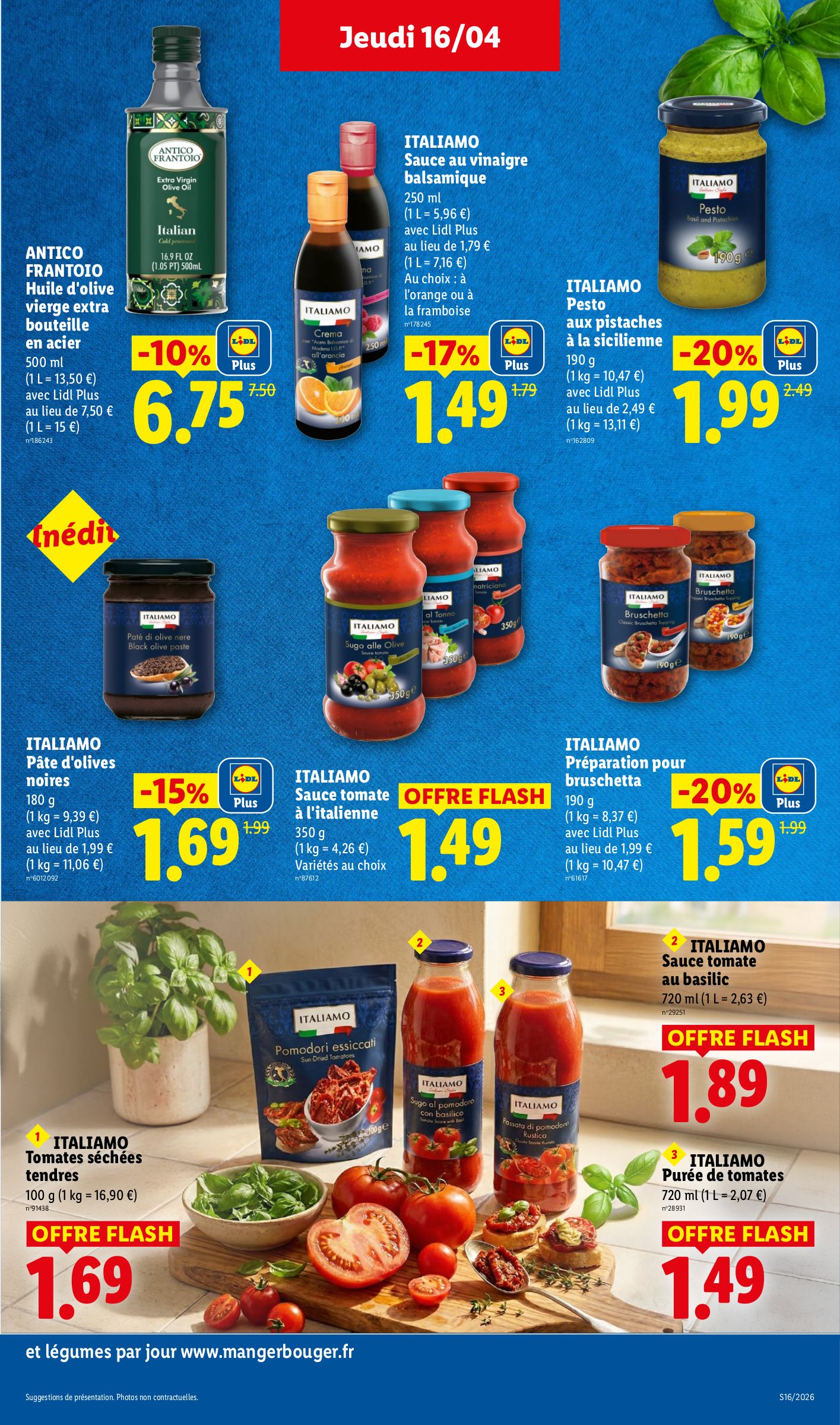 lidl - Flyer Lidl pour la semaine prochaine du de jeudi 16/04/2026 au du mercredi 22/04/2026 - page: 21