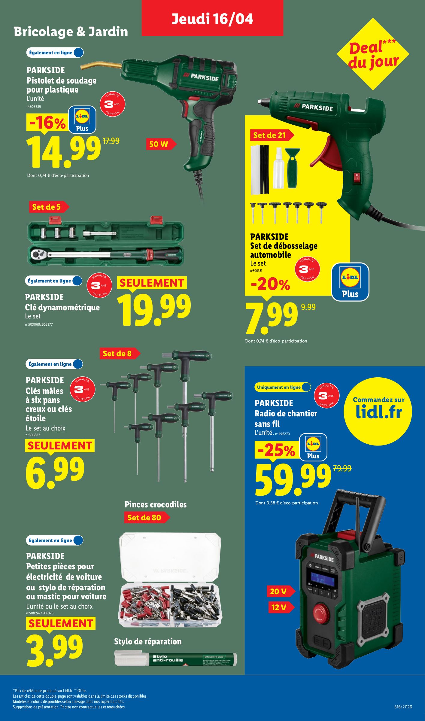 lidl - Flyer Lidl pour la semaine prochaine du de jeudi 16/04/2026 au du mercredi 22/04/2026 - page: 31