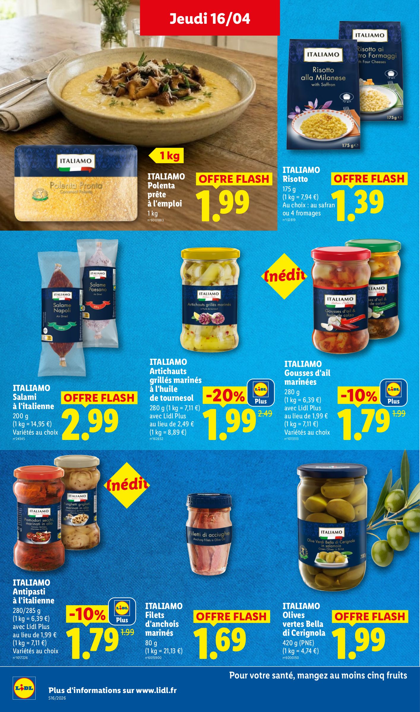 lidl - Flyer Lidl pour la semaine prochaine du de jeudi 16/04/2026 au du mercredi 22/04/2026 - page: 20