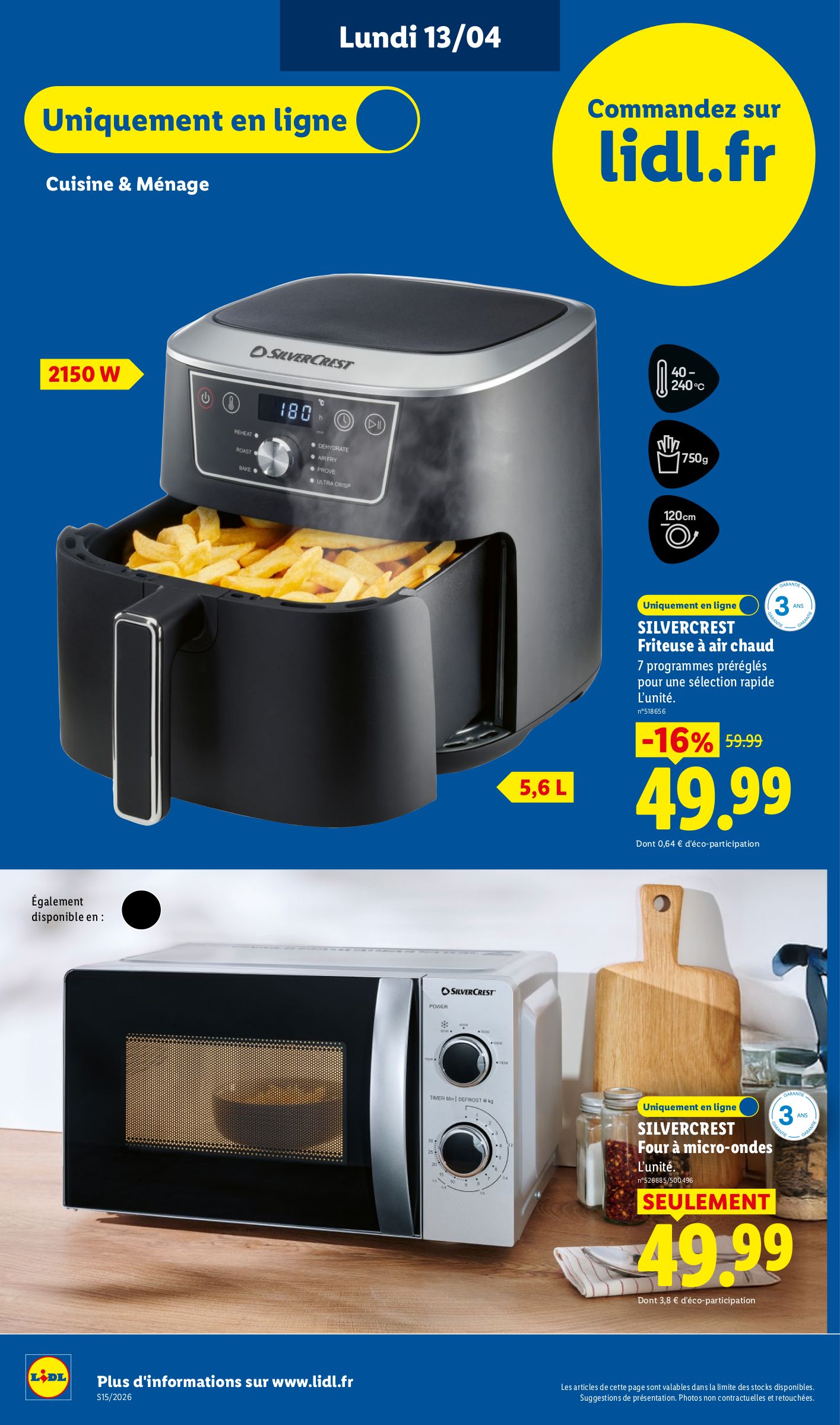 lidl - Current Lidl - Exclus Web leaflet valid from du lundi 13/04/2026 to de jeudi 16/04/2026 - page: 6