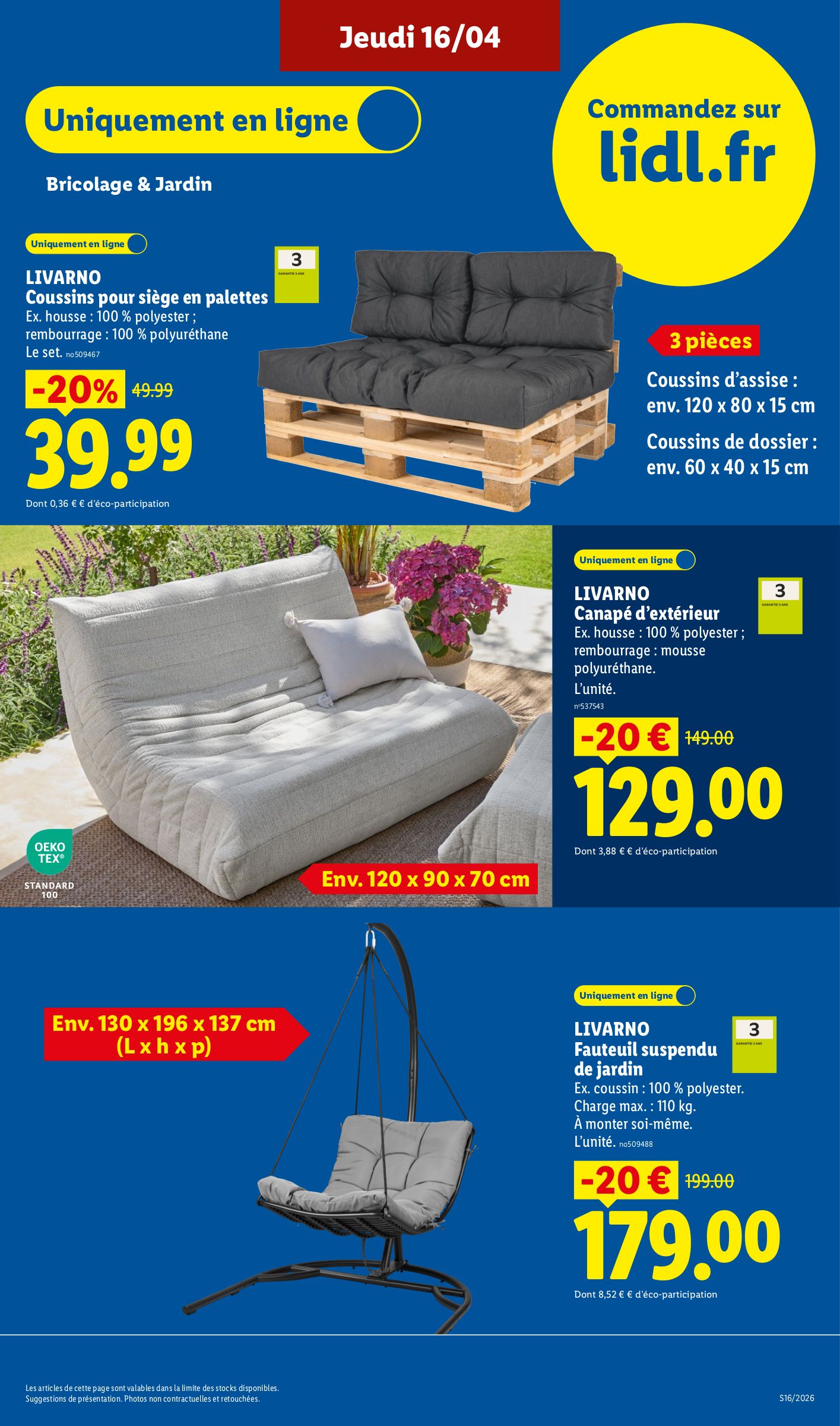 lidl - Current Lidl - Exclus Web leaflet valid from du lundi 13/04/2026 to de jeudi 16/04/2026 - page: 13
