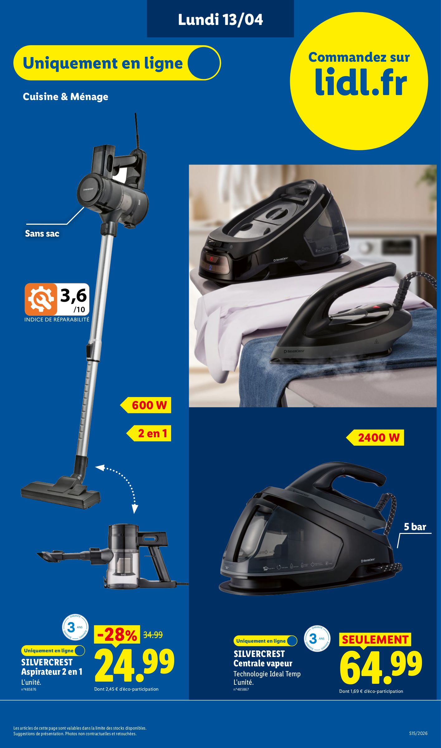 lidl - Current Lidl - Exclus Web leaflet valid from du lundi 13/04/2026 to de jeudi 16/04/2026 - page: 5