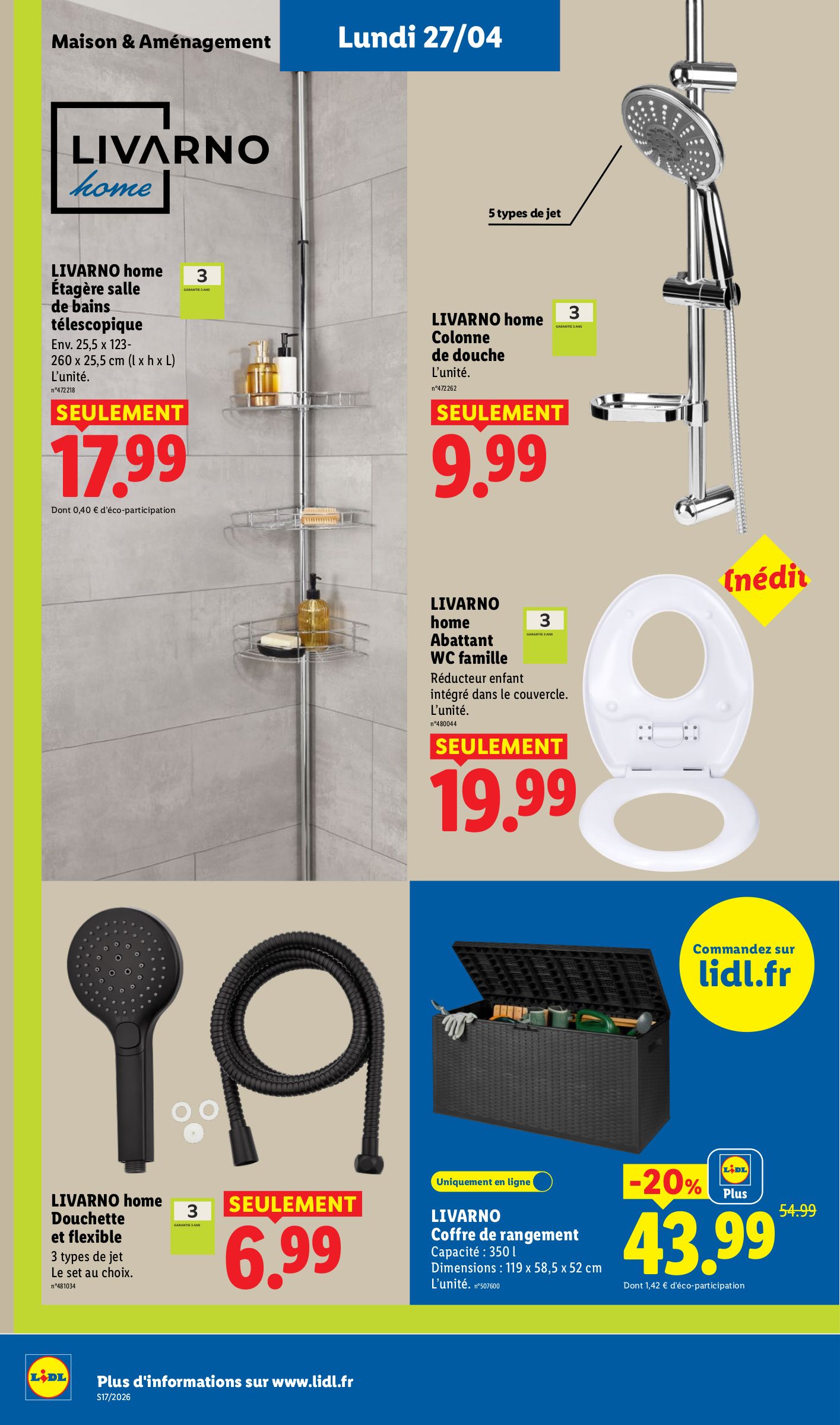 lidl - Flyer Lidl pour la semaine prochaine du de jeudi 23/04/2026 au du mercredi 29/04/2026 - page: 50