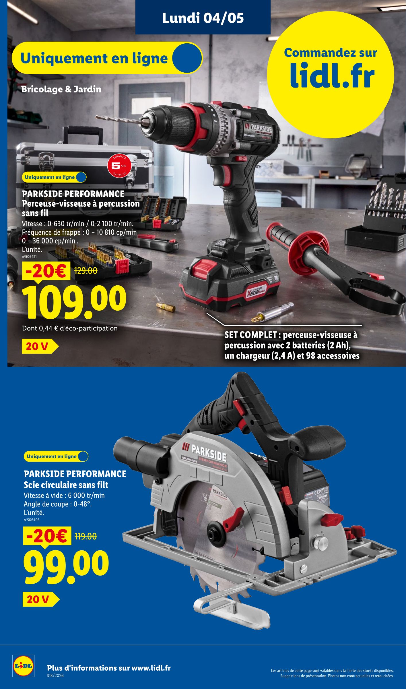 lidl - Flyer Lidl pour la semaine prochaine du de jeudi 30/04/2026 au du mercredi 06/05/2026 - page: 65