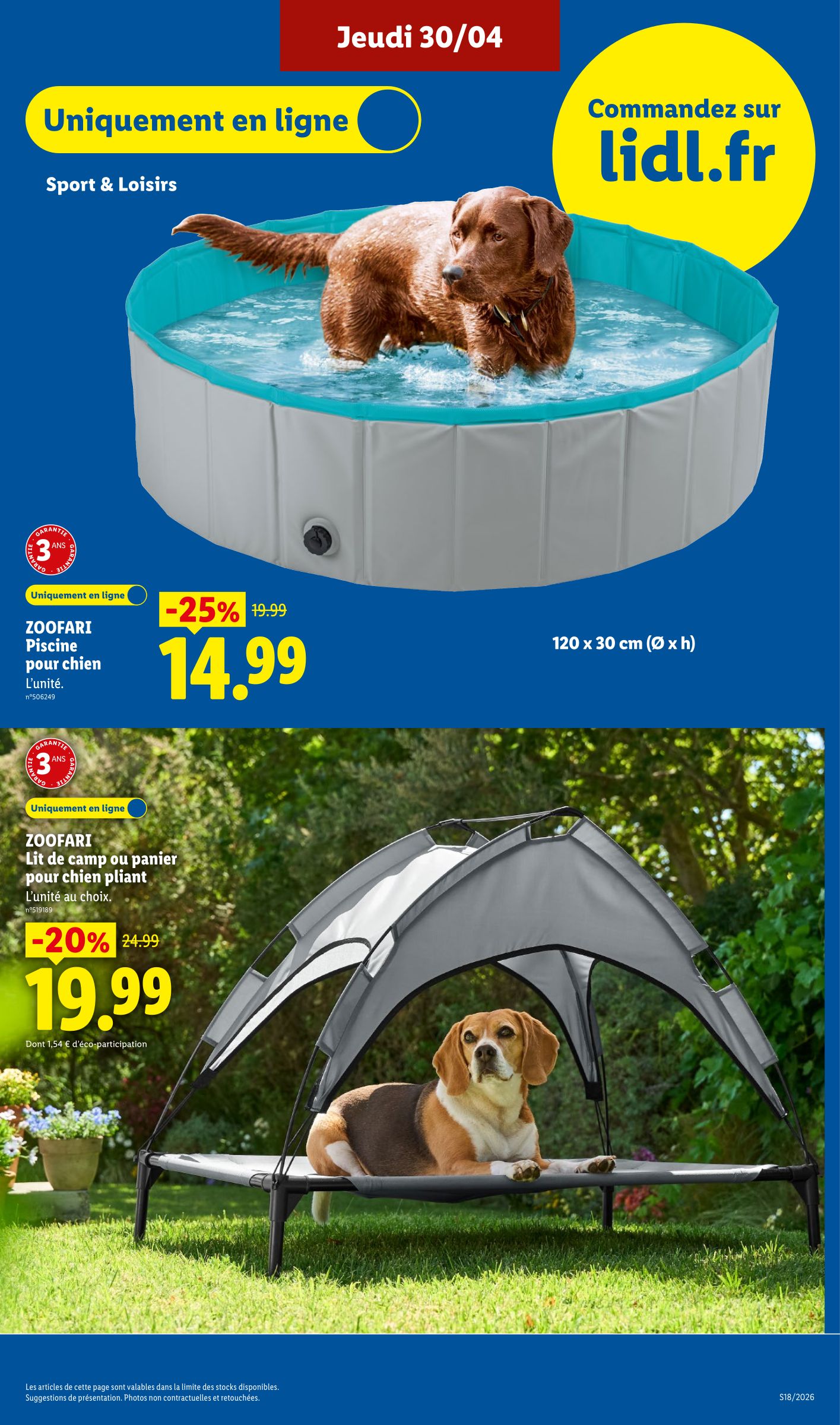 lidl - Current Lidl - Les Exclu Web de la semaine leaflet valid from du lundi 27/04/2026 to de jeudi 30/04/2026 - page: 23