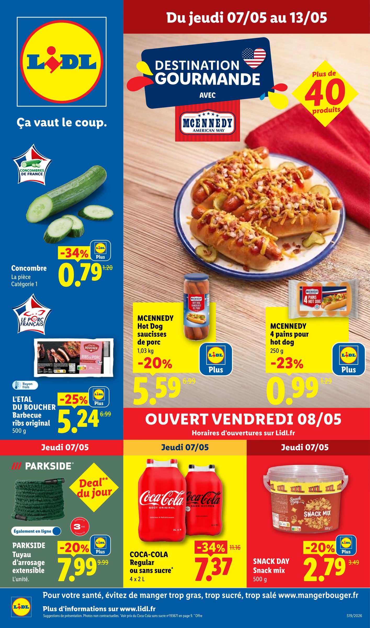 lidl - Flyer Lidl pour la semaine prochaine du de jeudi 07/05/2026 au du mercredi 13/05/2026 - page: 1