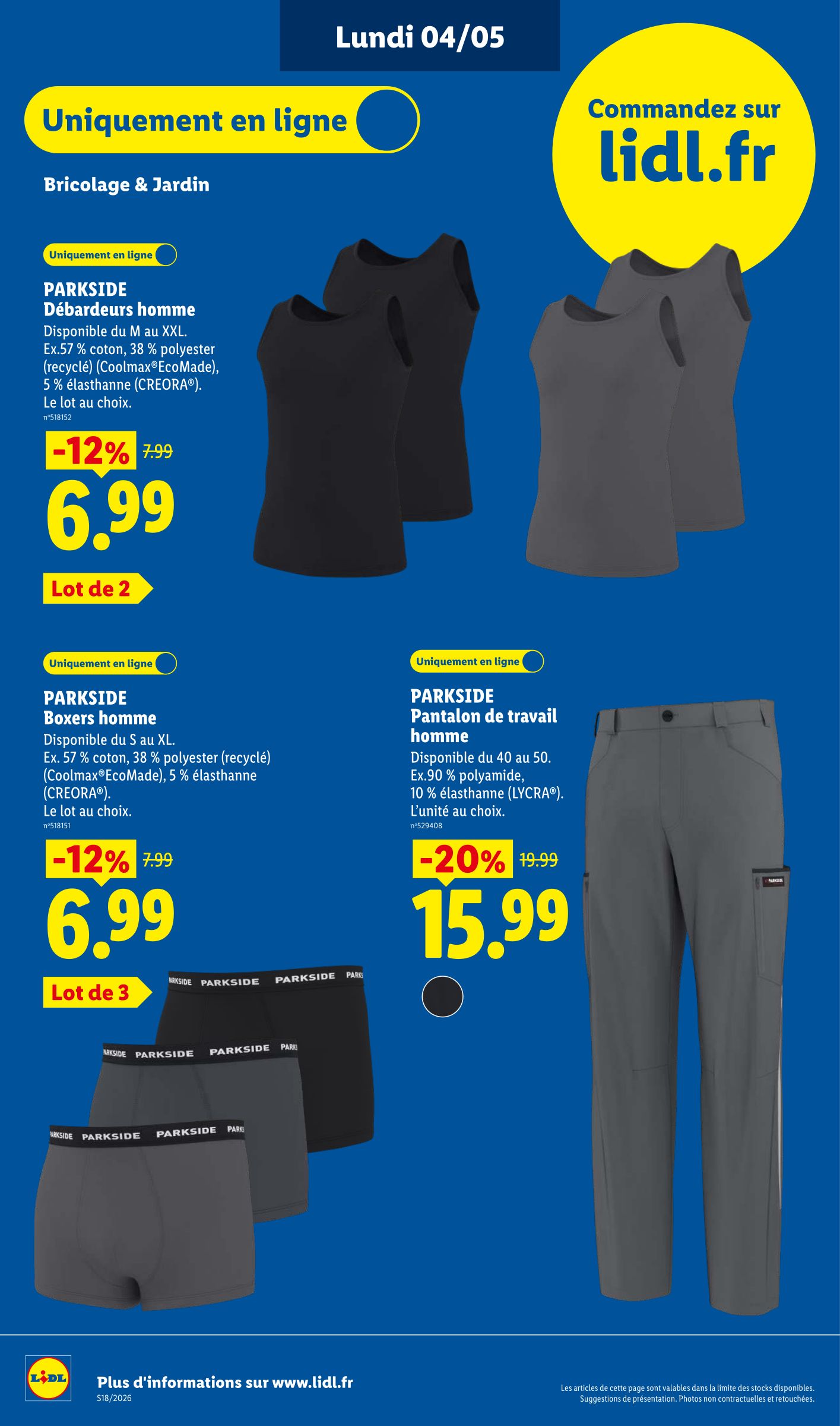 lidl - Current Lidl - Exclu Web leaflet valid from du lundi 04/05/2026 to de jeudi 07/05/2026 - page: 8