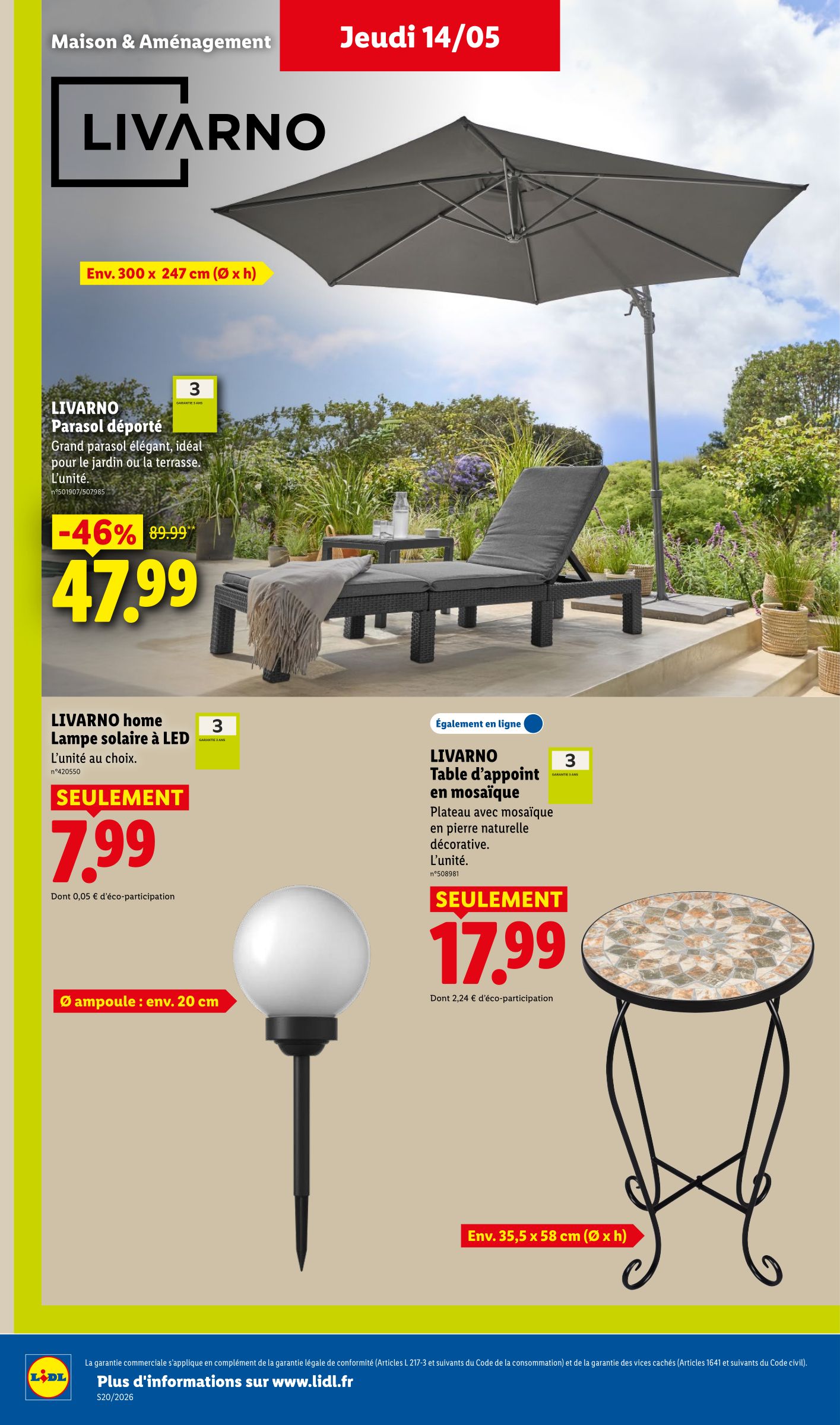 lidl - Flyer Lidl pour la semaine prochaine du de jeudi 14/05/2026 au du mercredi 20/05/2026 - page: 28