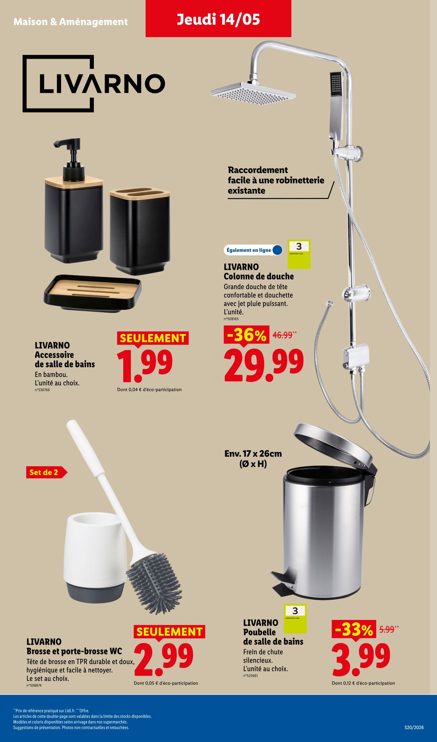 lidl - Flyer Lidl pour la semaine prochaine du de jeudi 14/05/2026 au du mercredi 20/05/2026 - page: 33