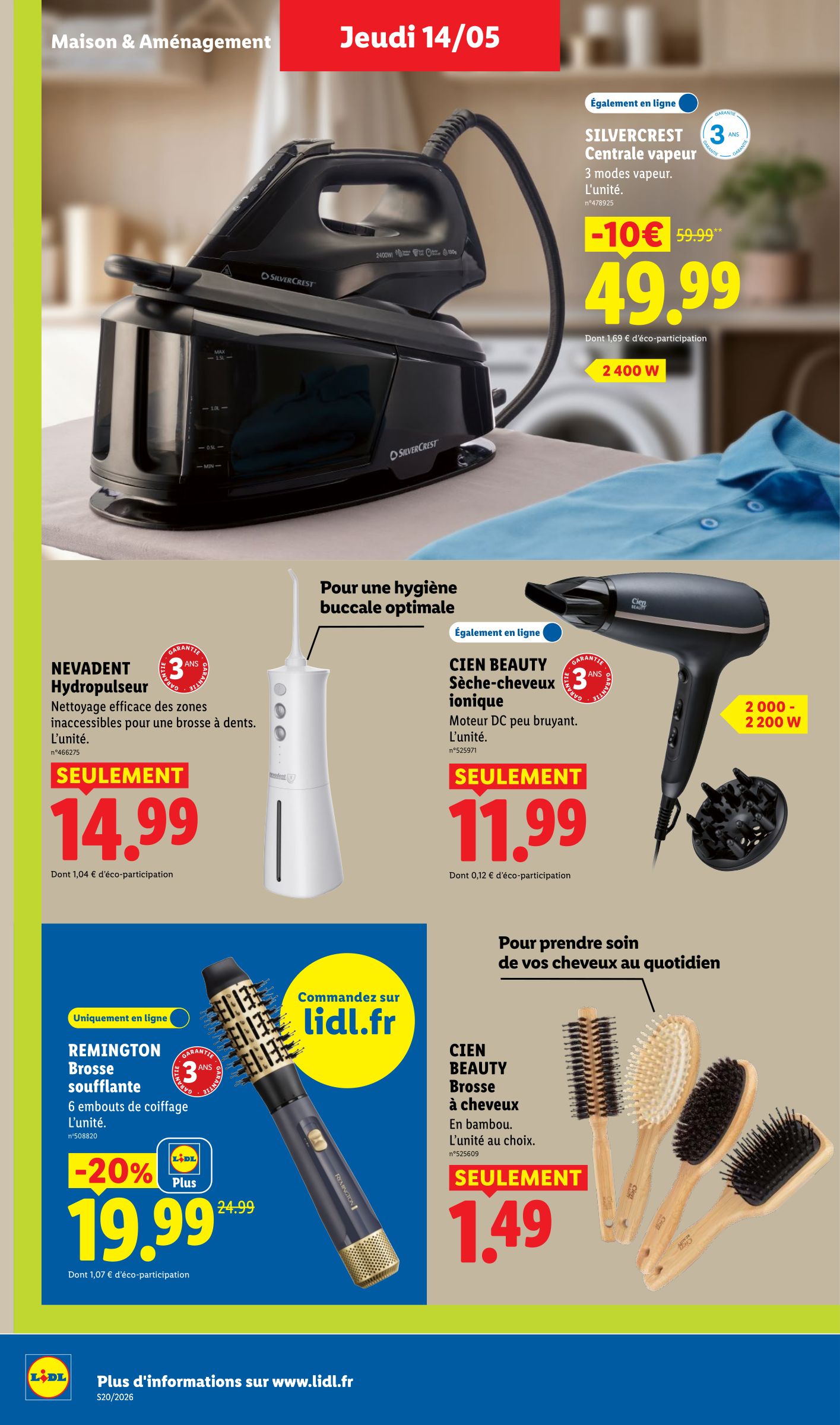 lidl - Flyer Lidl pour la semaine prochaine du de jeudi 14/05/2026 au du mercredi 20/05/2026 - page: 32