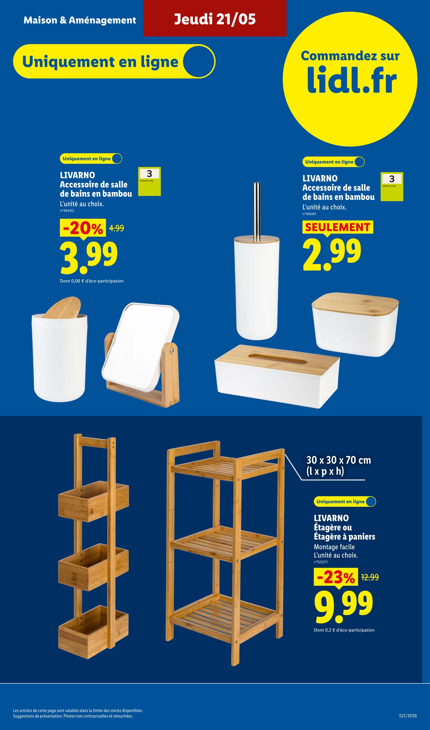 lidl - Flyer Lidl pour la semaine prochaine du de jeudi 21/05/2026 au du mercredi 27/05/2026 - page: 45