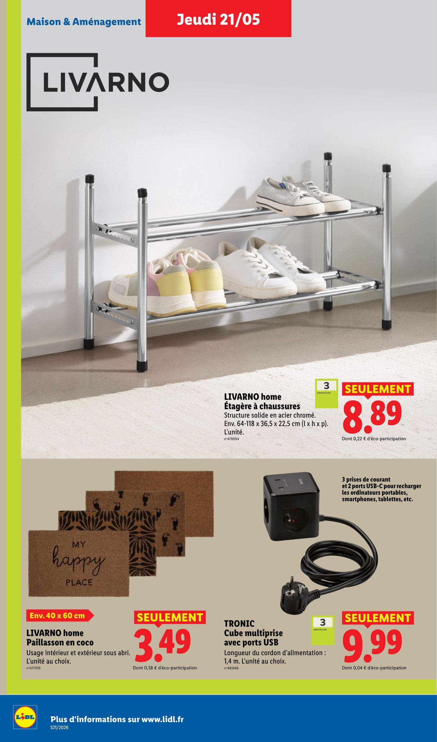 lidl - Flyer Lidl pour la semaine prochaine du de jeudi 21/05/2026 au du mercredi 27/05/2026 - page: 34