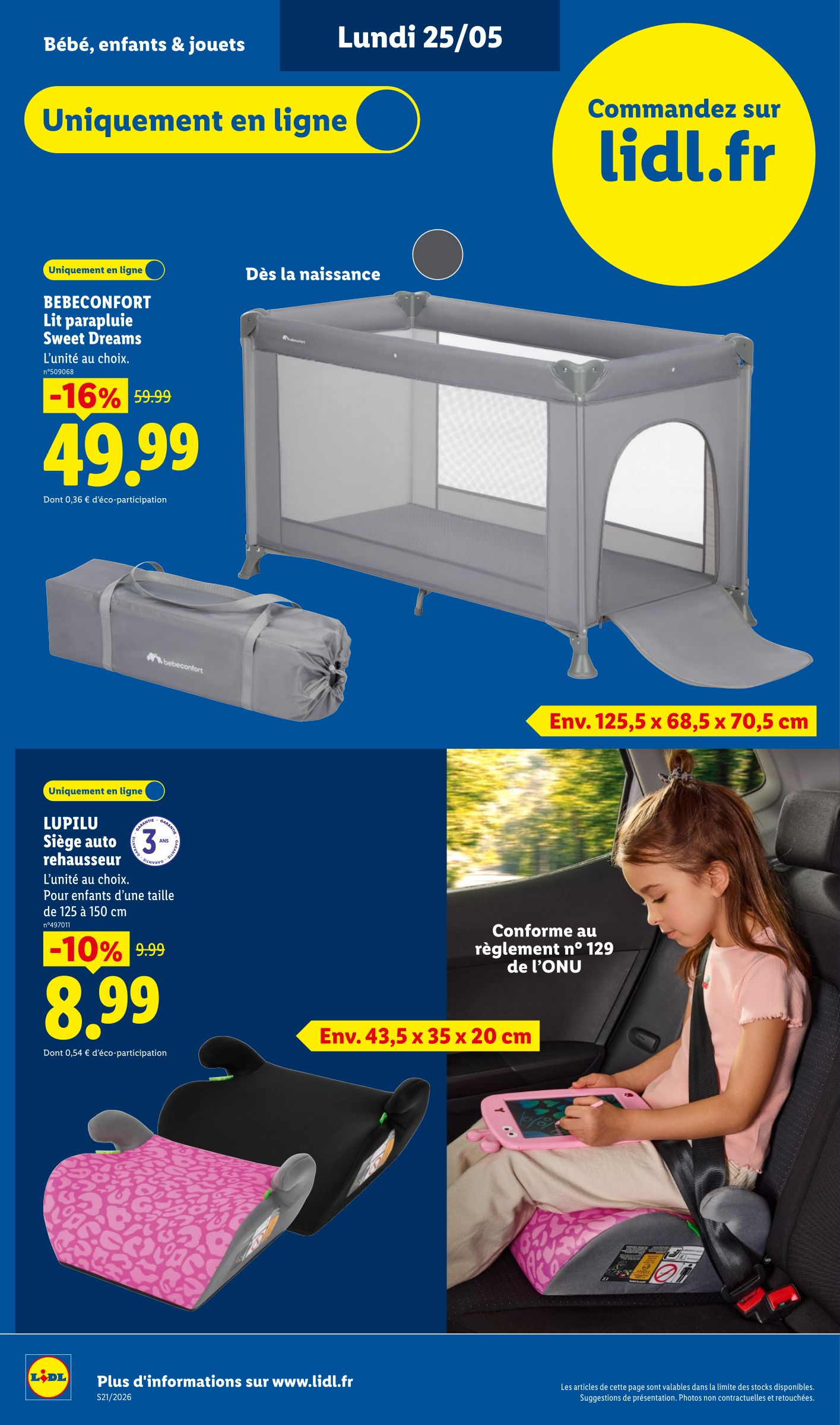lidl - Flyer Lidl pour la semaine prochaine du de jeudi 21/05/2026 au du mercredi 27/05/2026 - page: 63