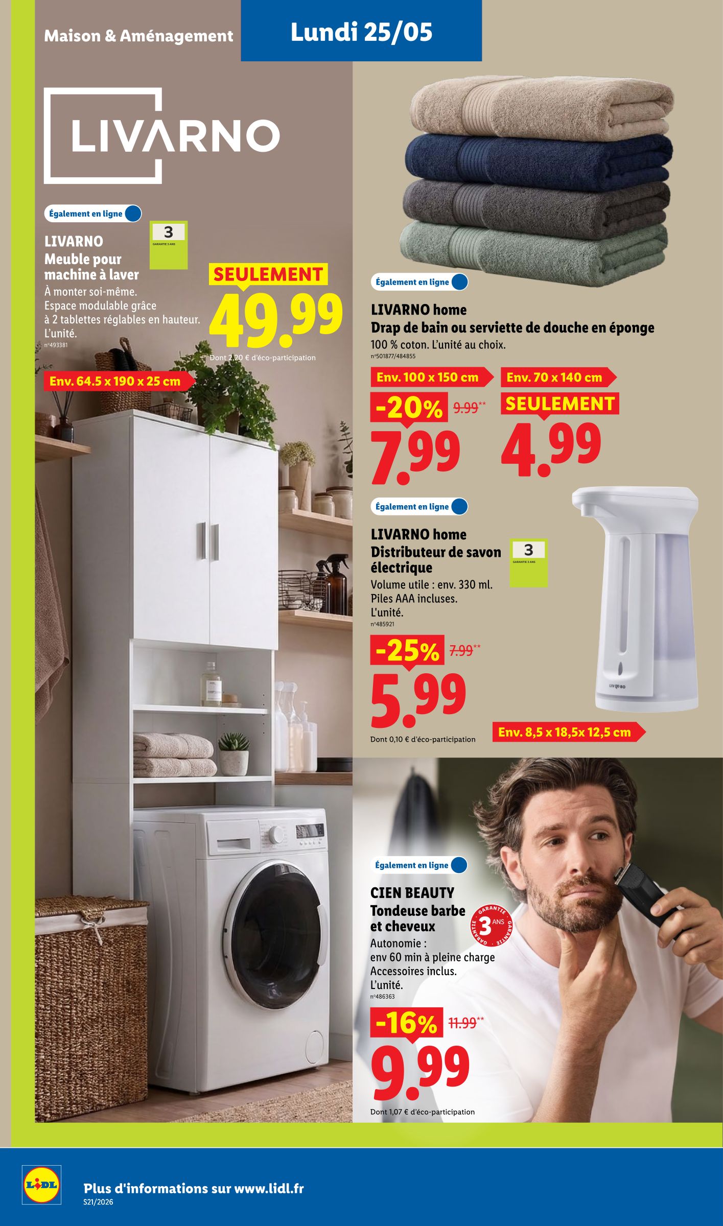 lidl - Flyer Lidl pour la semaine prochaine du de jeudi 21/05/2026 au du mercredi 27/05/2026 - page: 56