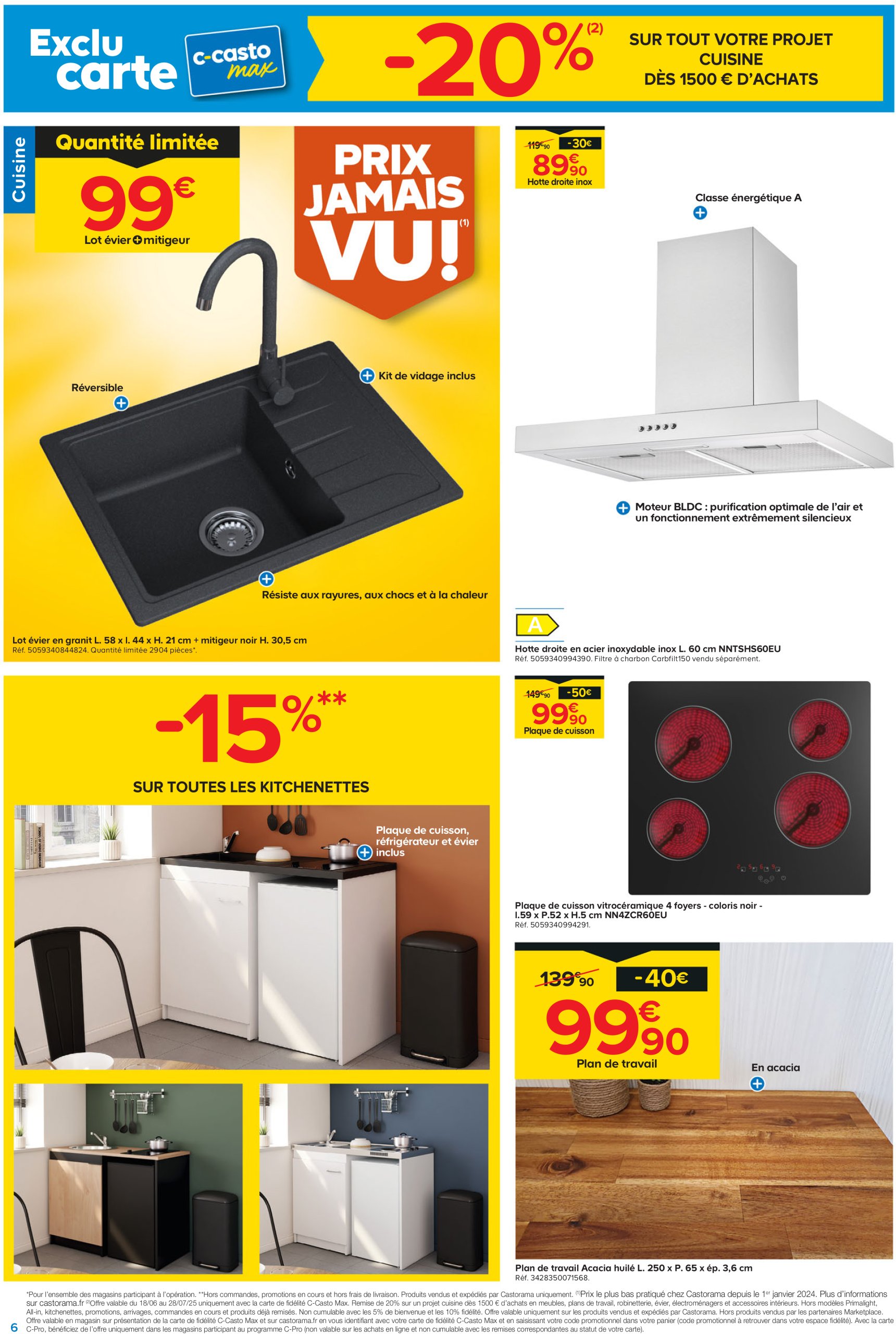 castorama - Catalogue Castorama valable du 09/07 au 28/07 - page: 6