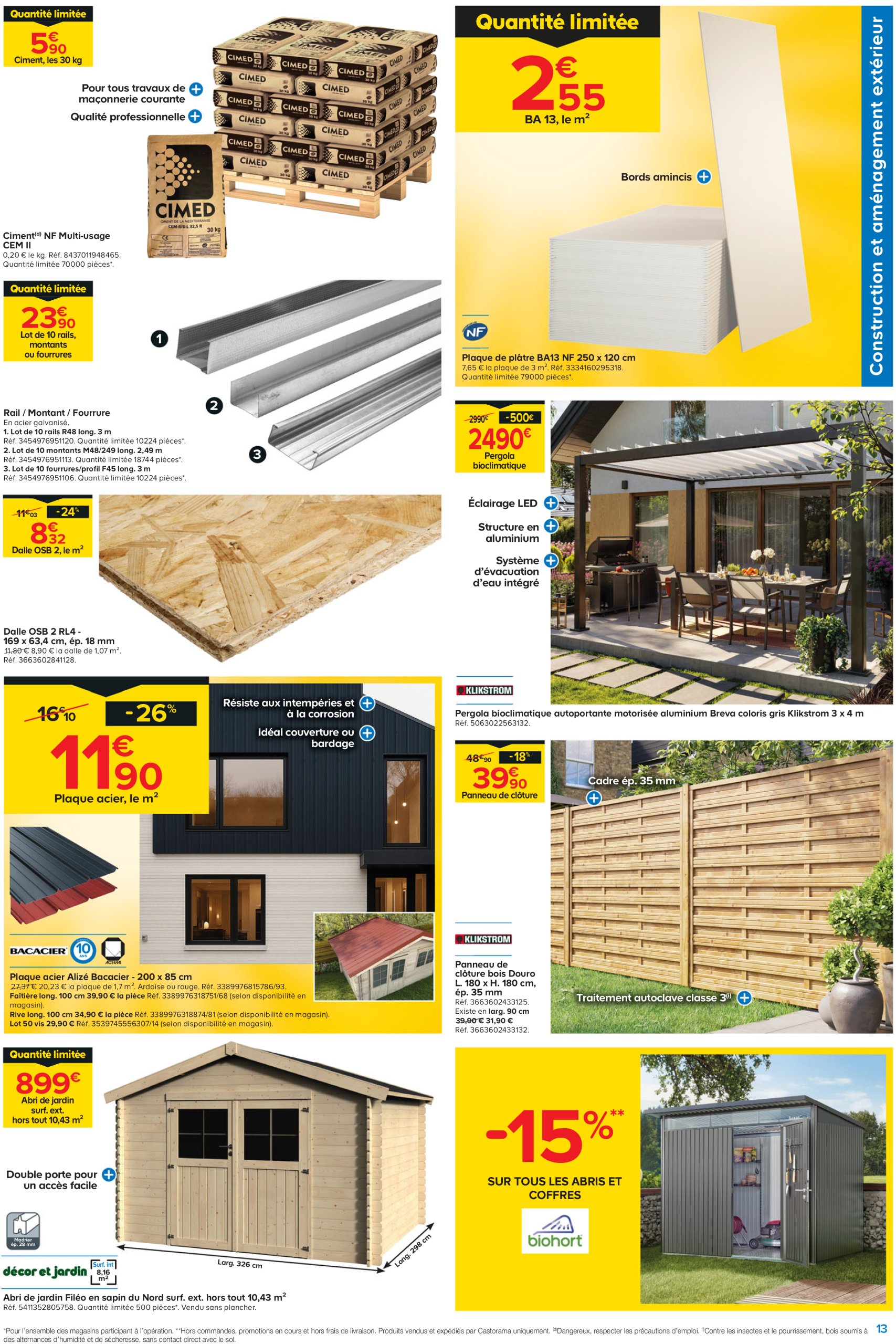 castorama - Catalogue Castorama valable du 09/07 au 28/07 - page: 13