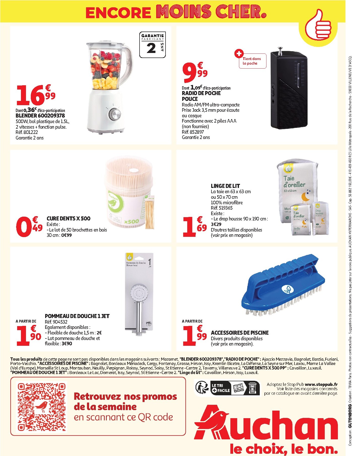 auchan - Flyer Auchan - Petits prix marque Pouce pour la semaine prochaine du du mardi 19/05/2026 au du dimanche 31/05/2026 - page: 6