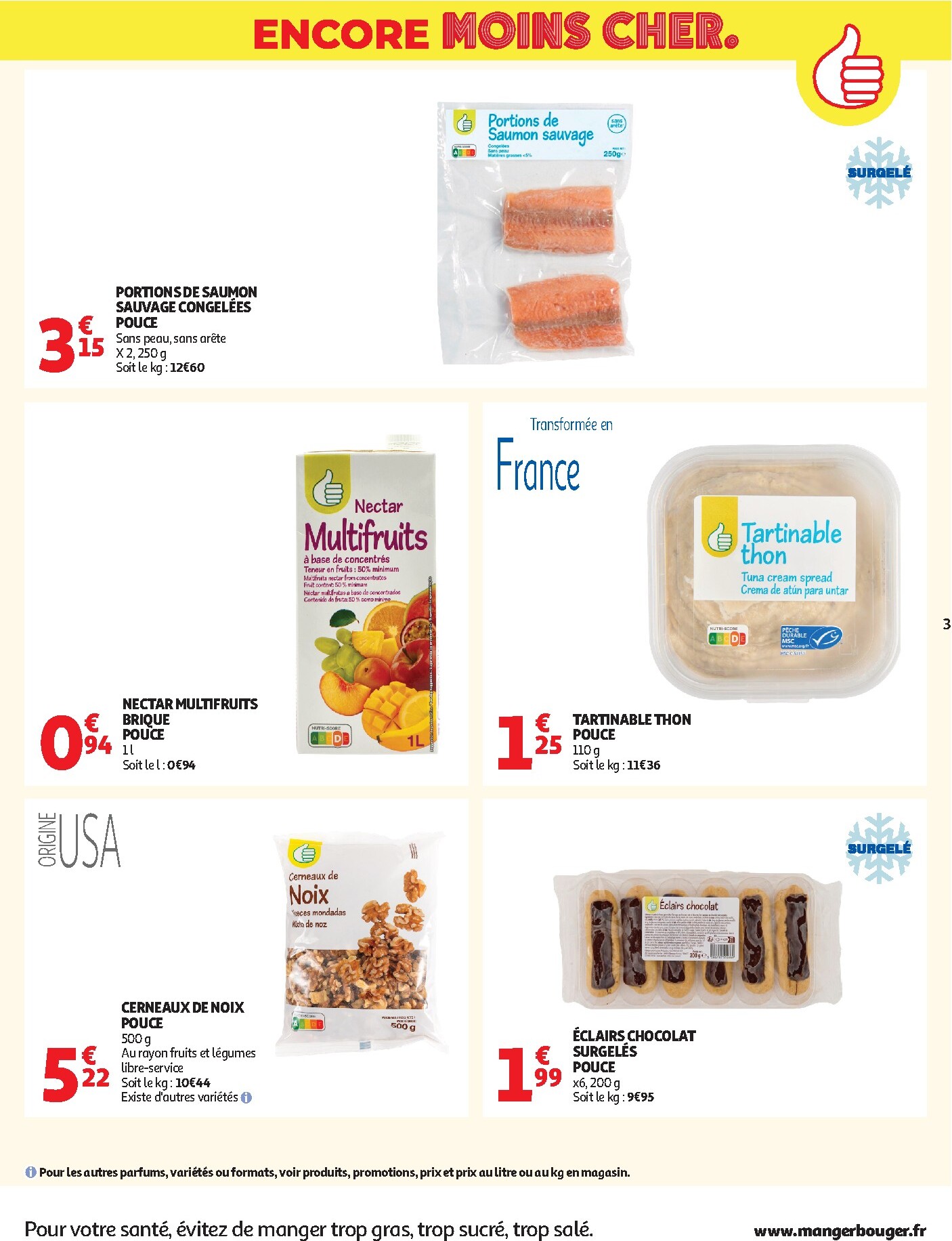auchan - Flyer Auchan - Petits prix marque Pouce pour la semaine prochaine du du mardi 19/05/2026 au du dimanche 31/05/2026 - page: 3