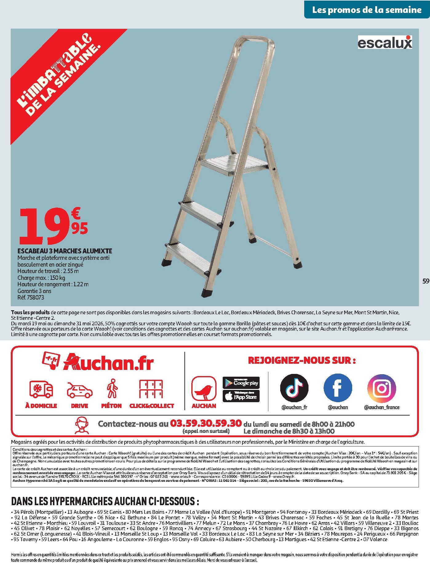 auchan - Current Auchan - Fête des mères leaflet valid from du mardi 19/05/2026 to du dimanche 31/05/2026 - page: 61